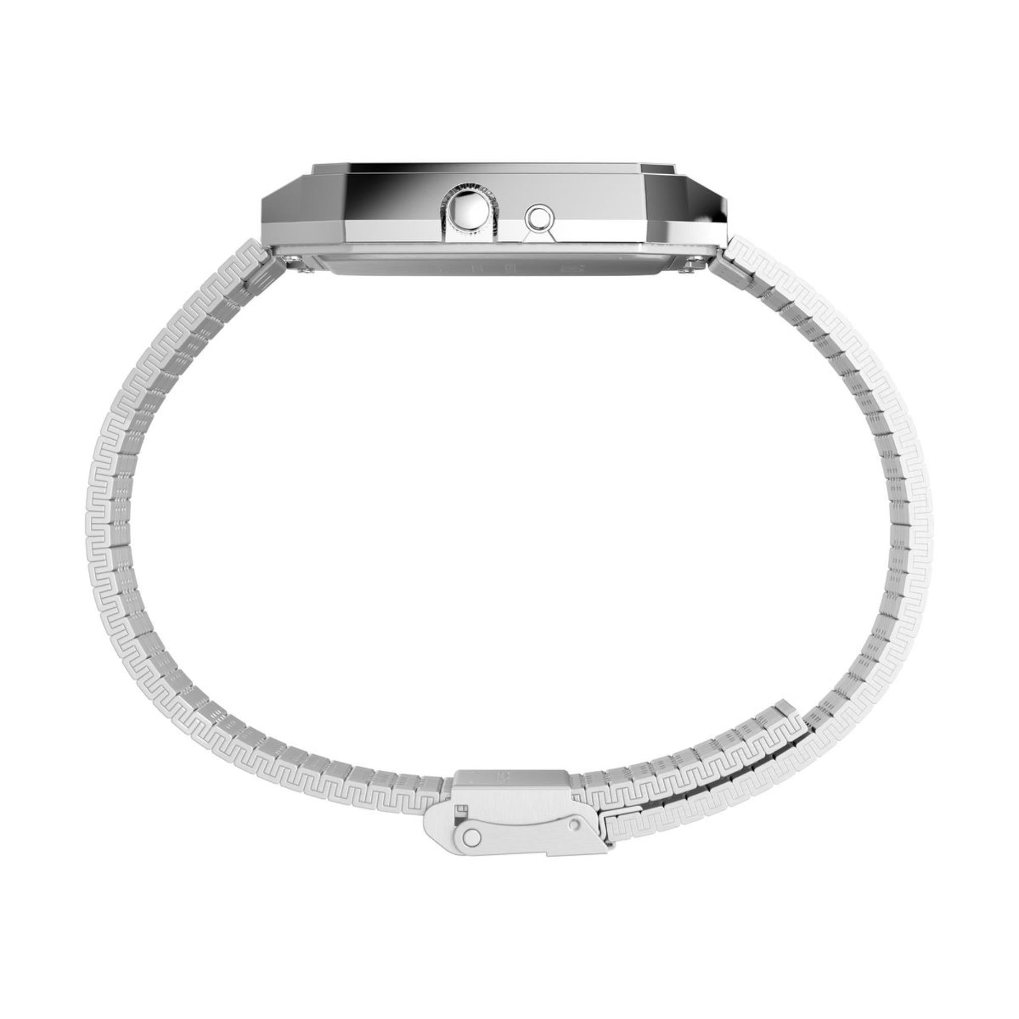 Timex 1982 Ana-Digi Reissue Black Dial Steel Strap Unisex Watch TW2Y05900