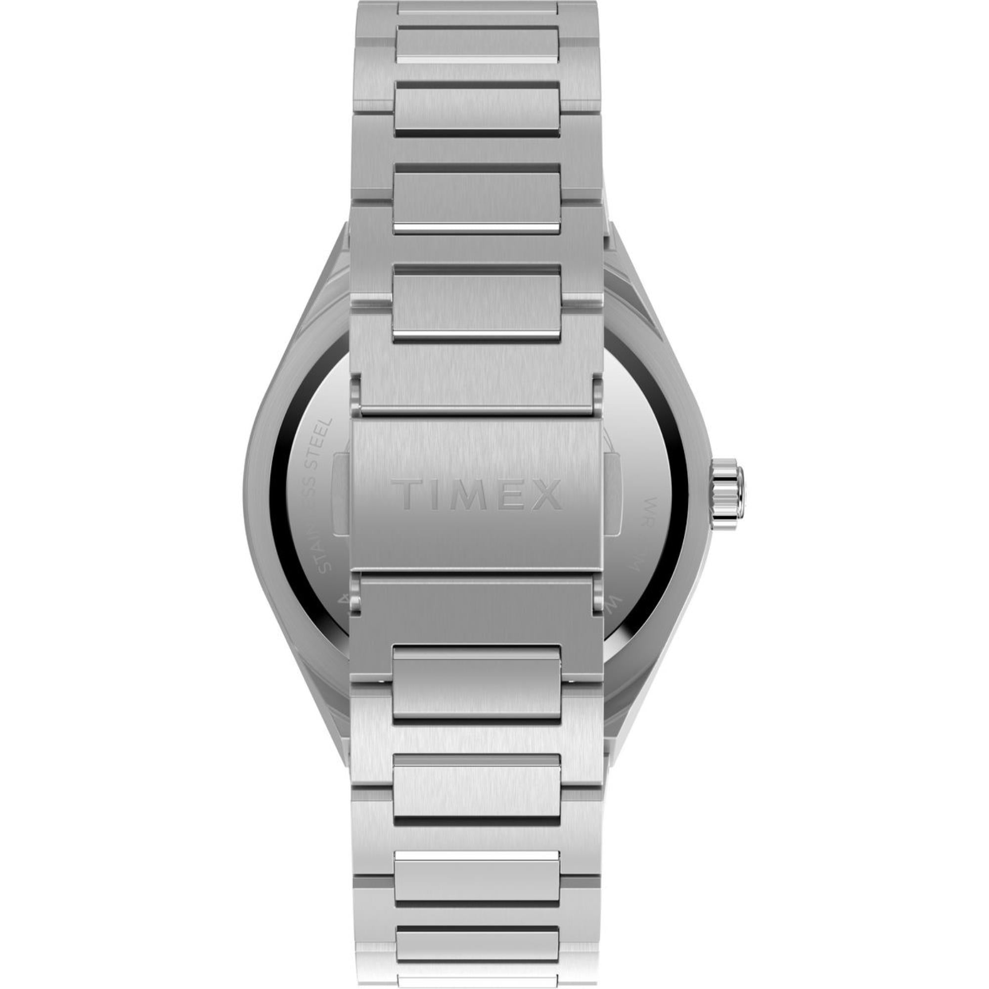 Timex Continental GMT Grey Dial Stainless Steel Men's Watch TW2Y12100