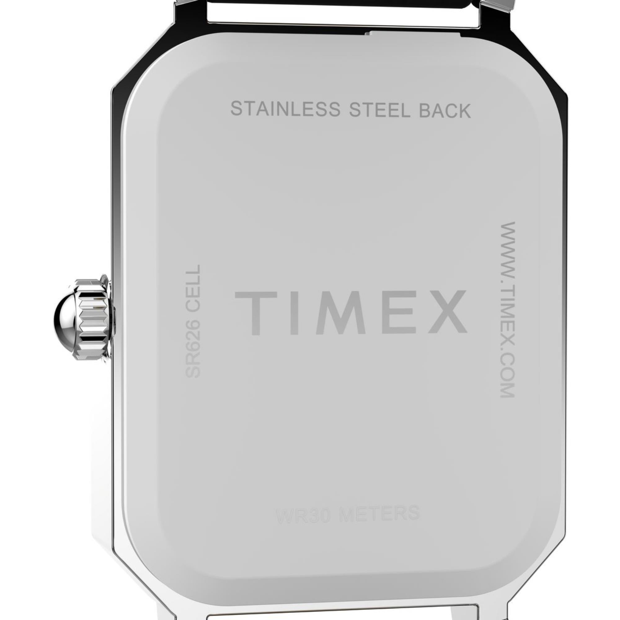 Timex Dress White Dial Leather Strap Women's Watch TW2Y00800