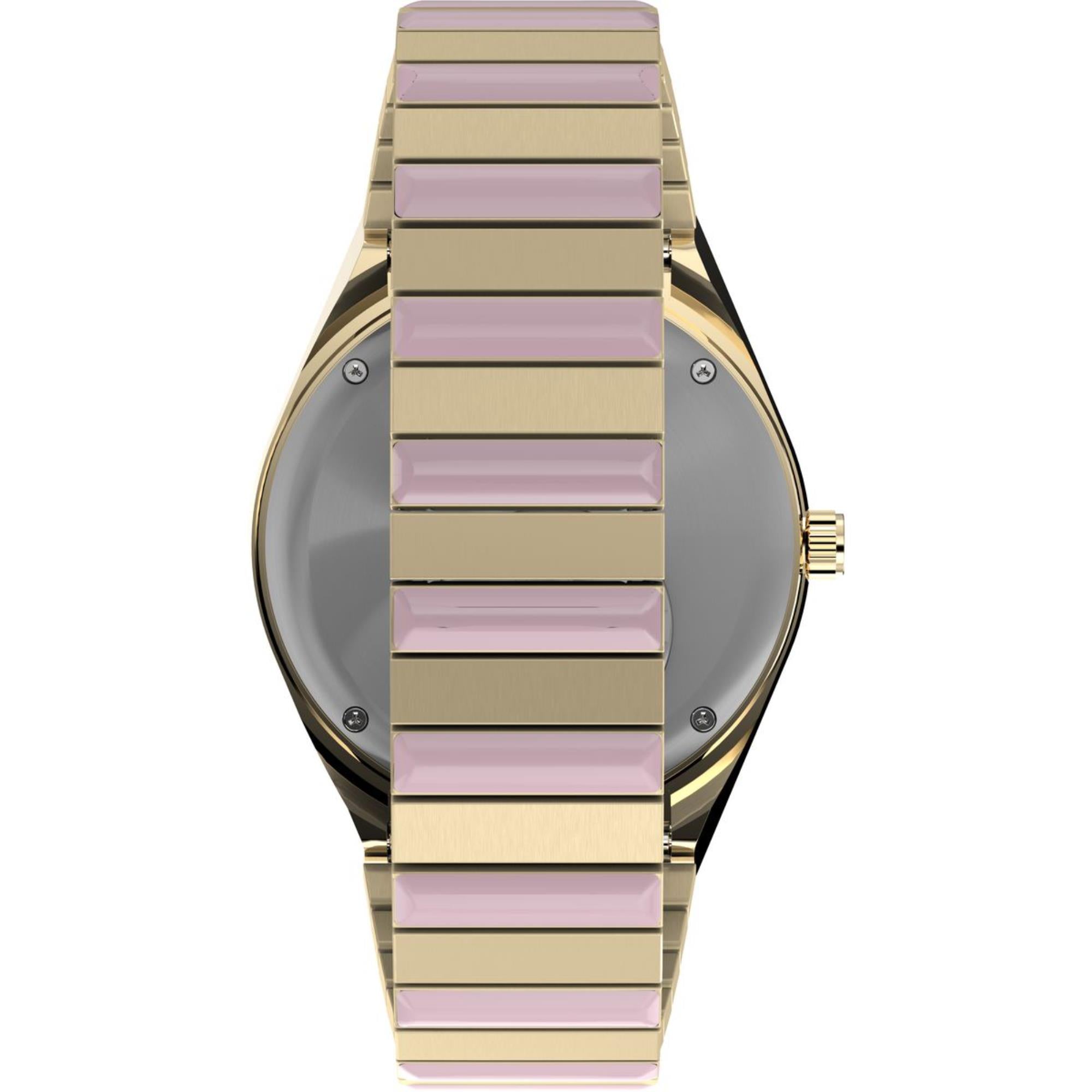 Q Timex Stainless Steel Pink Dial Women's Watch TW2W87600