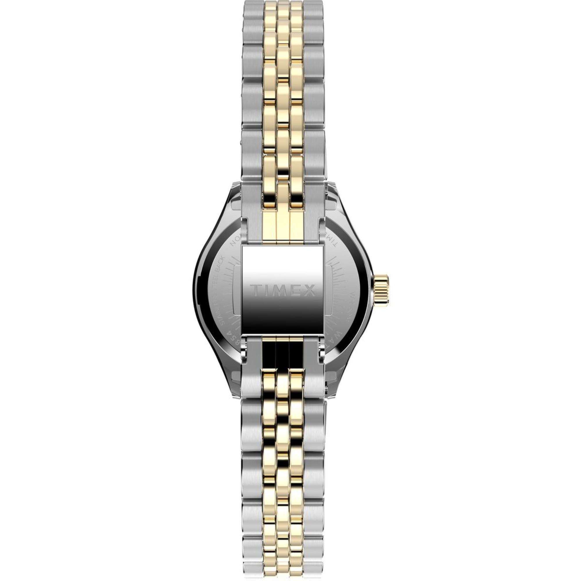 Timex Mini Legacy Champagne Dial Stainless Steel Strap Women's WatchTW2W90900