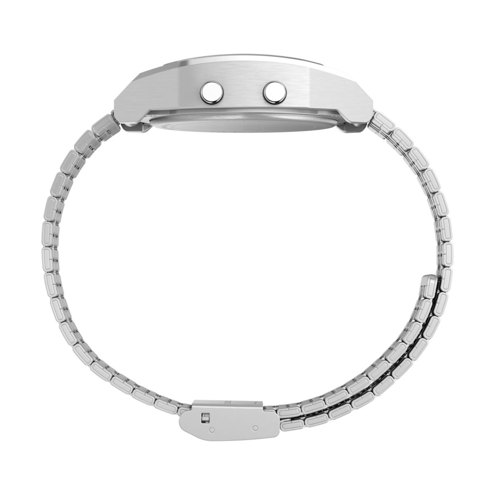 Timex T80 Alarm Quartz Digital Stainless Steel Unisex Watch TW2V74200