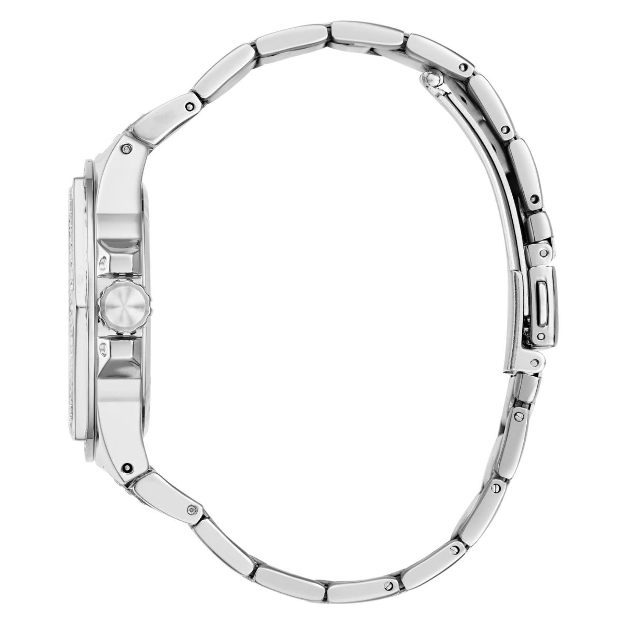 Guess Envy Silver Dial Stainless Steel Strap Women's Watch GW0878L1