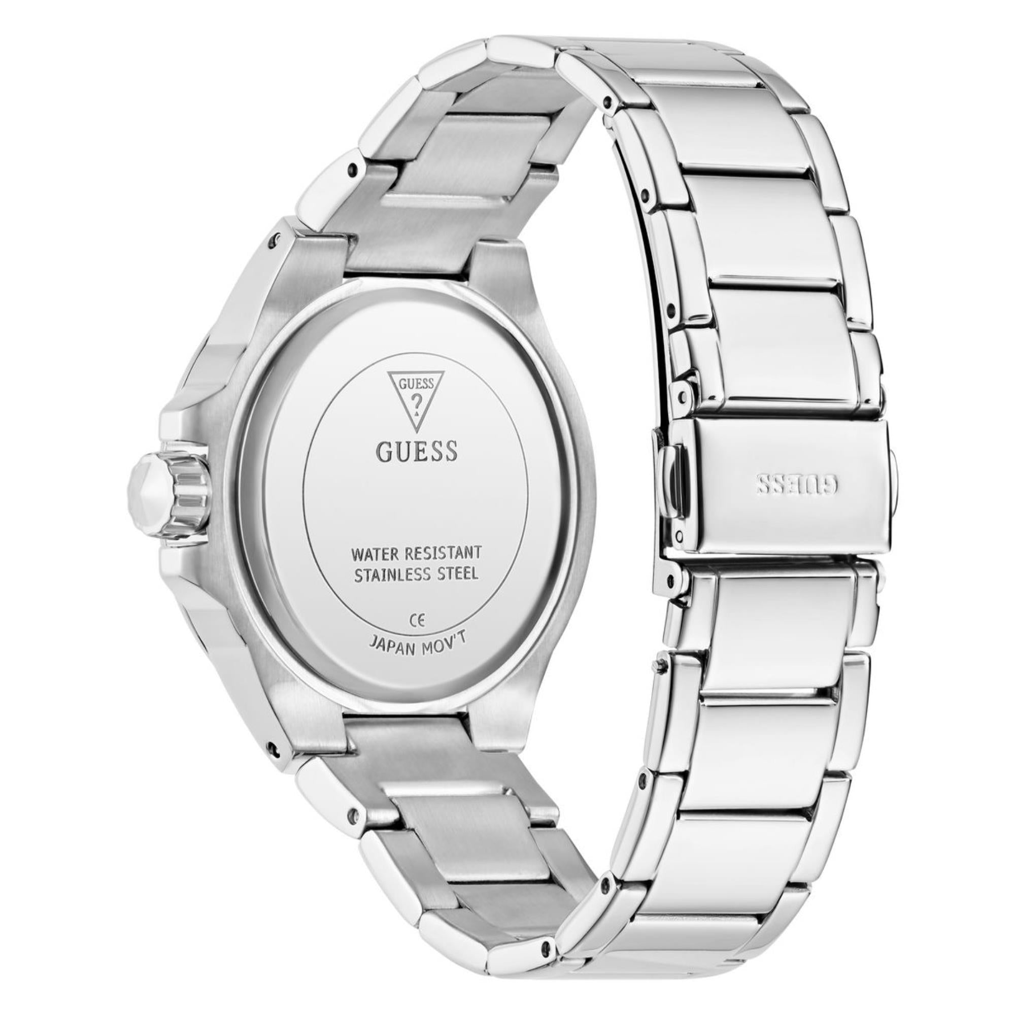 Guess Envy Silver Dial Stainless Steel Strap Women's Watch GW0878L1