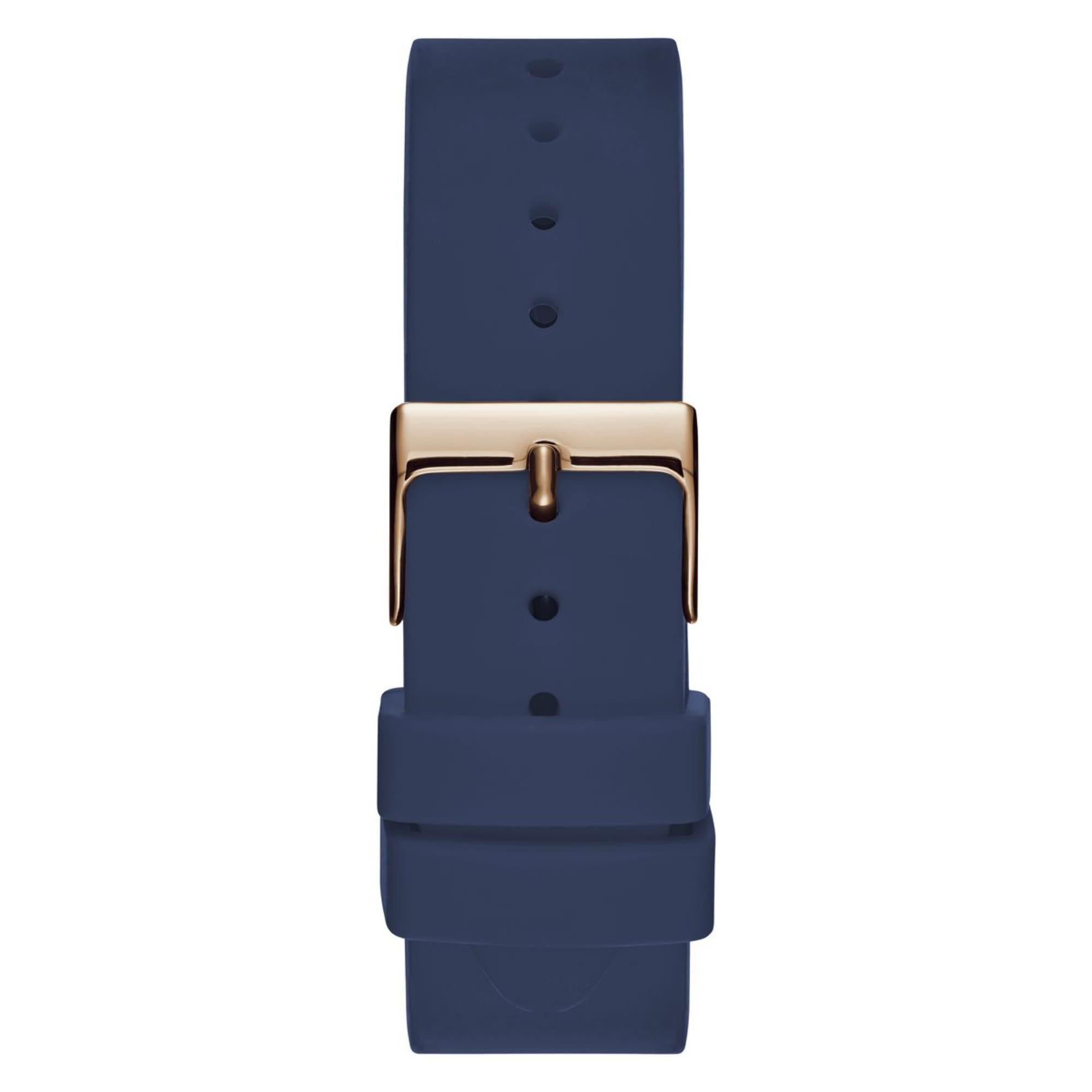 Guess G-Twist White Dial Silicone Strap Women's Watch W0911L6