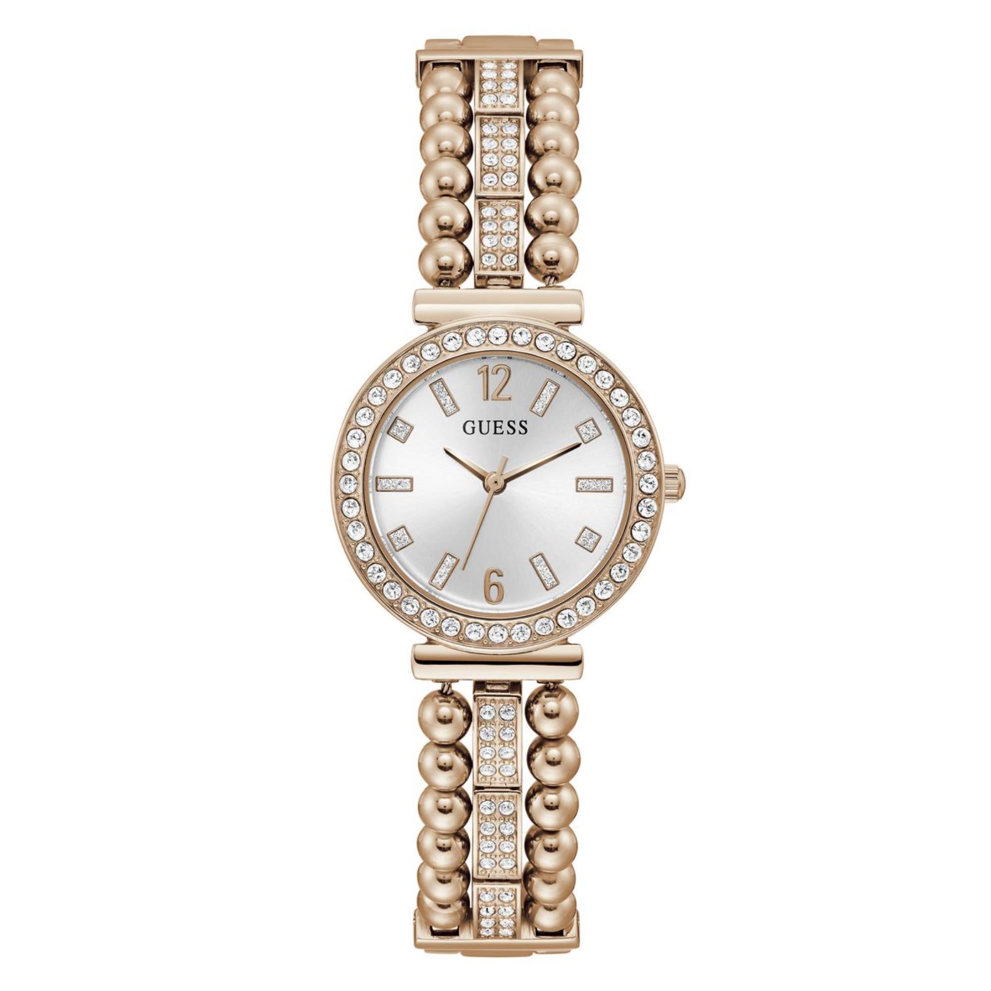 Guess Gala White Dial Stainless Steel Strap Women's Watch GW0401L3