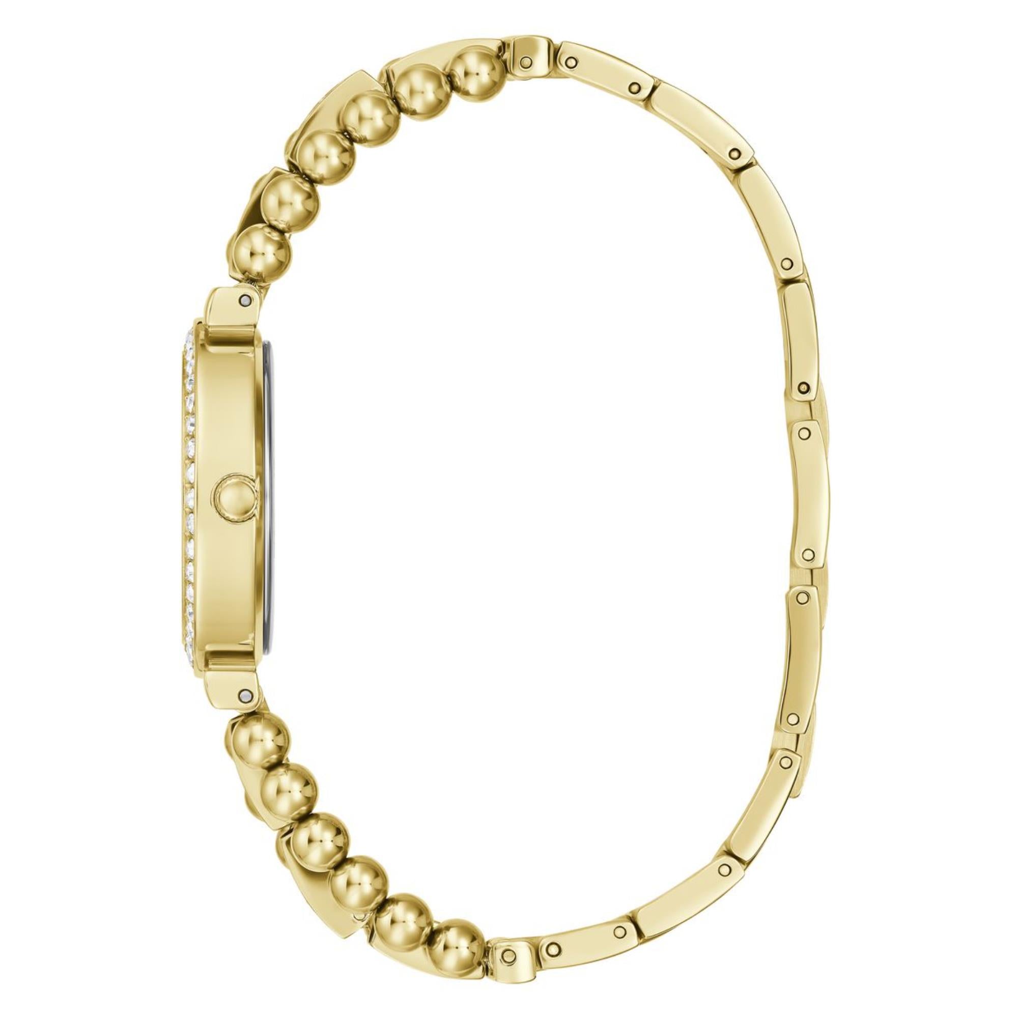 Guess Gala Champagne Dial Stainless Steel Strap Women's Watch GW0401L2