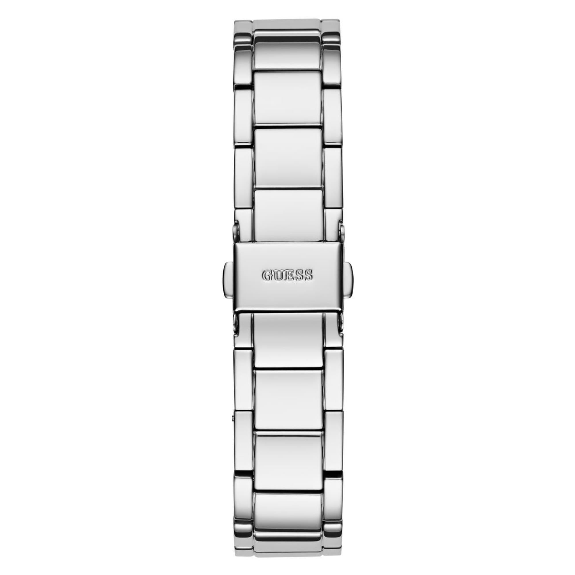 Guess Shooting Star Silver Dial Stainless Steel Strap Women's Watch GW0746L1