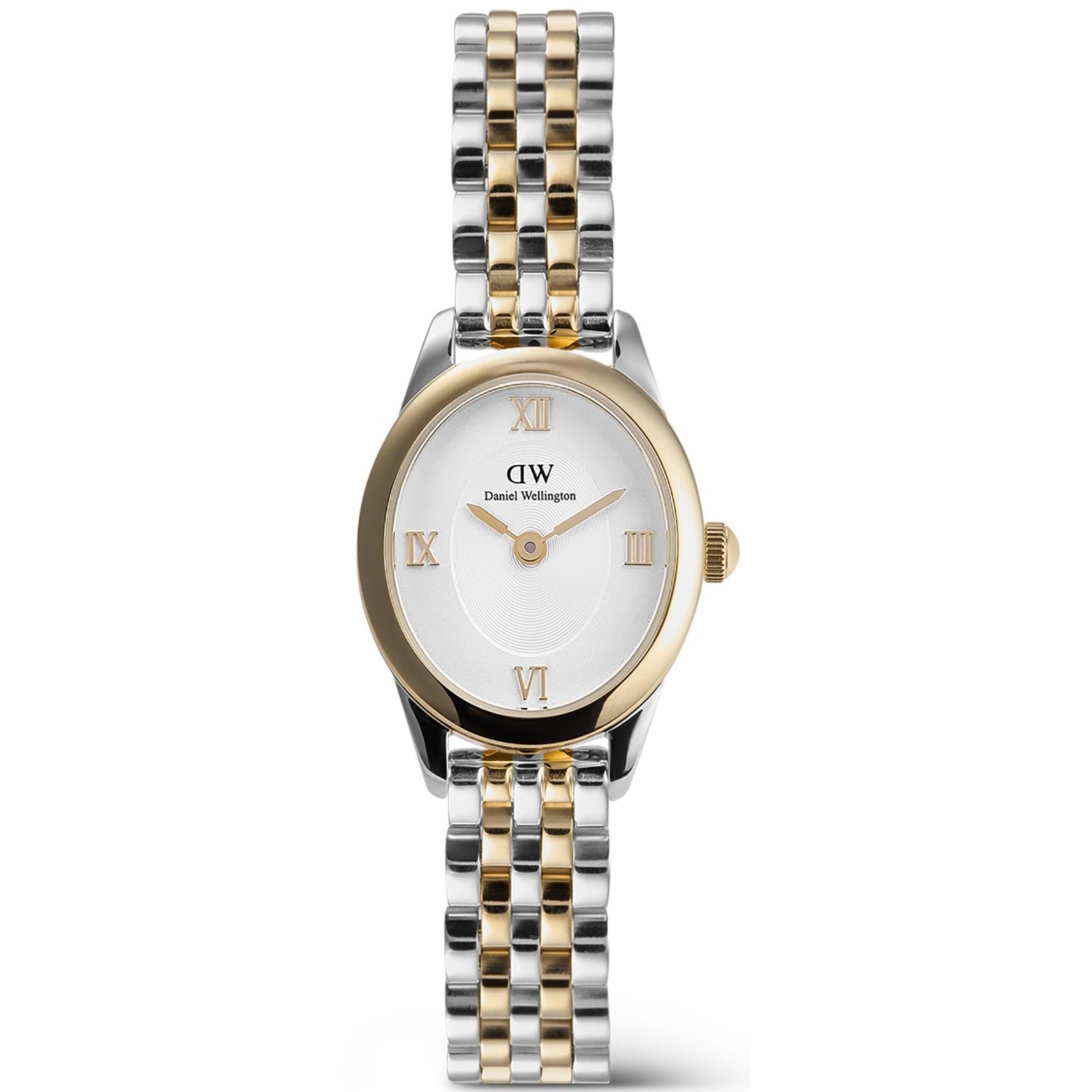Daniel Wellington Ophelia Mini Beans White Dial Stainless Steel Women's Watch DW00100811