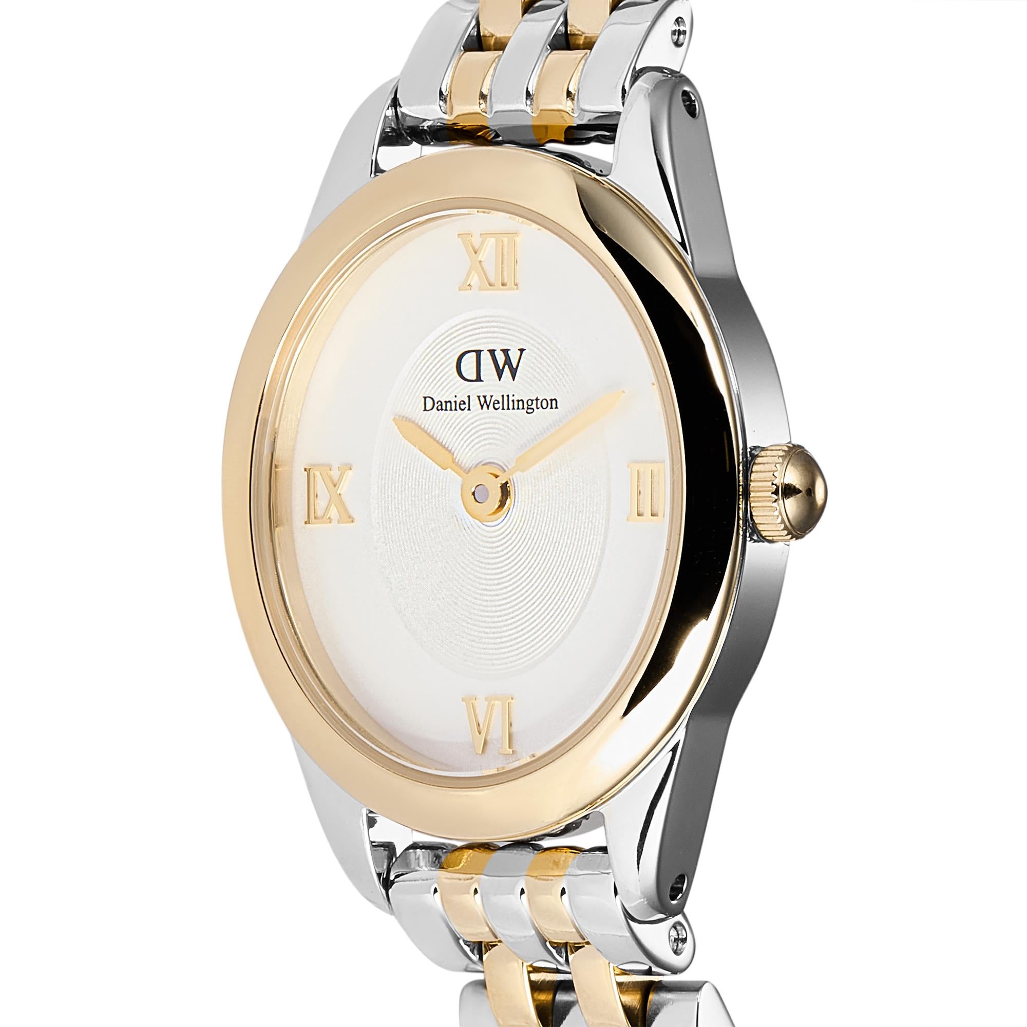 Daniel Wellington Ophelia Mini Beans White Dial Stainless Steel Women's Watch DW00100811