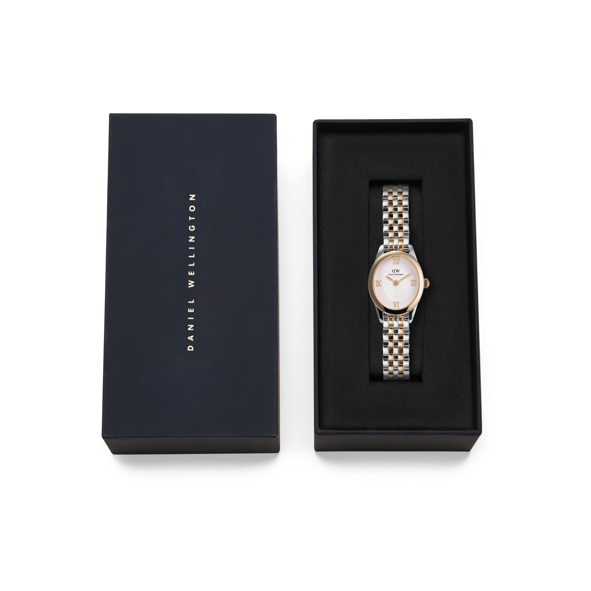 Daniel Wellington Ophelia Mini Beans White Dial Stainless Steel Women's Watch DW00100811