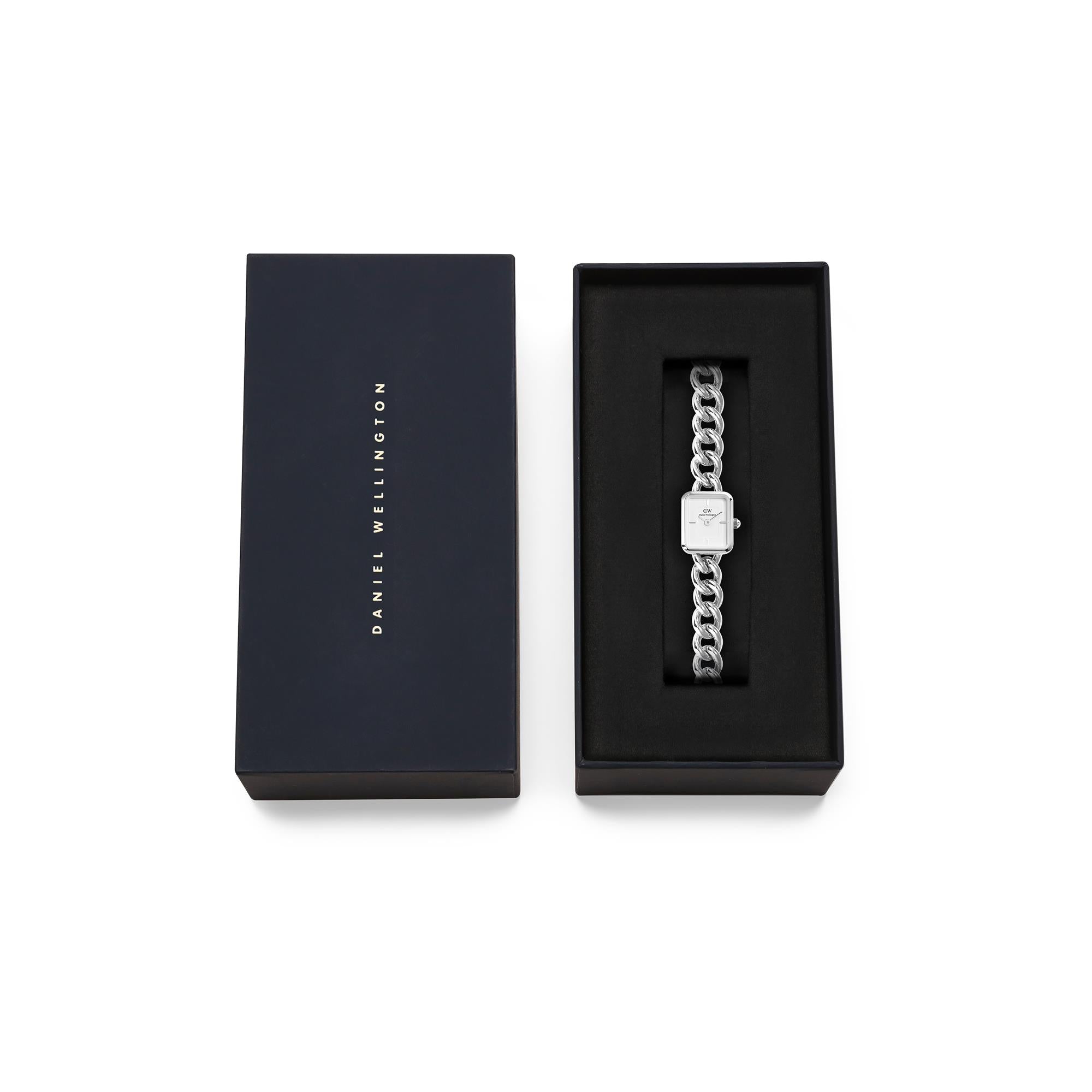 Daniel Wellington Jolie Chain White Dial Stainless Steel Strap Women's Watch DW00100834