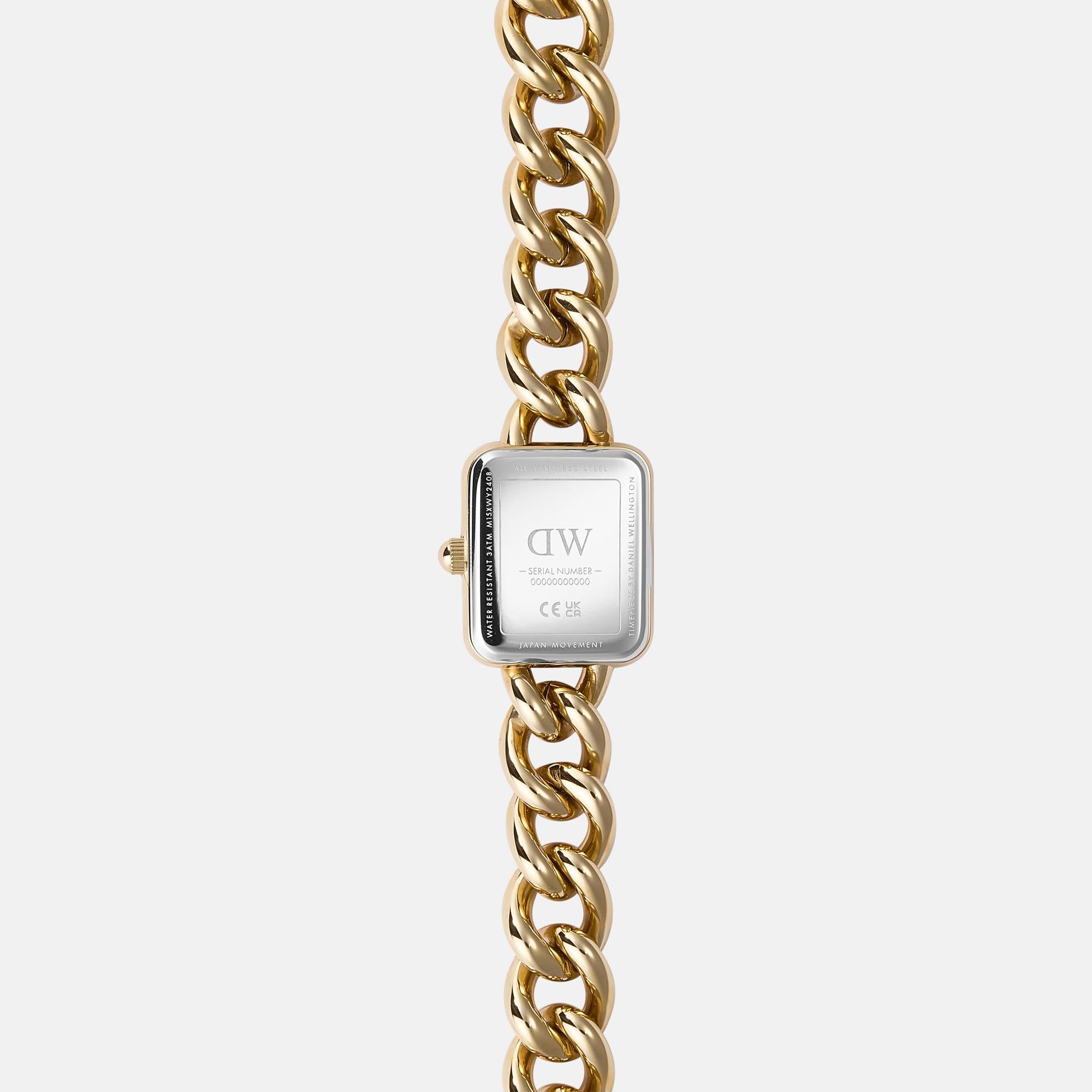 Daniel Wellington Jolie Chain White Dial Stainless Steel Strap Women's Watch DW00100836