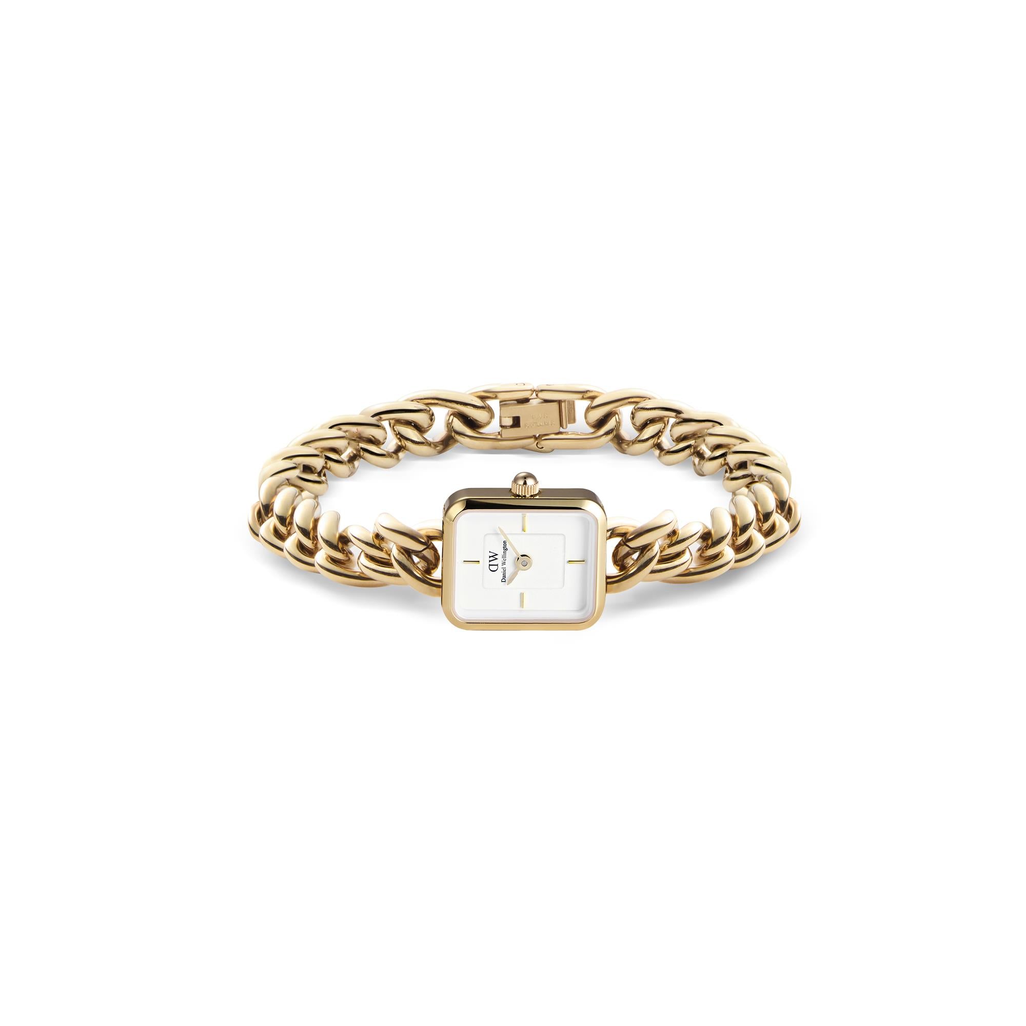 Daniel Wellington Jolie Chain White Dial Stainless Steel Strap Women's Watch DW00100836