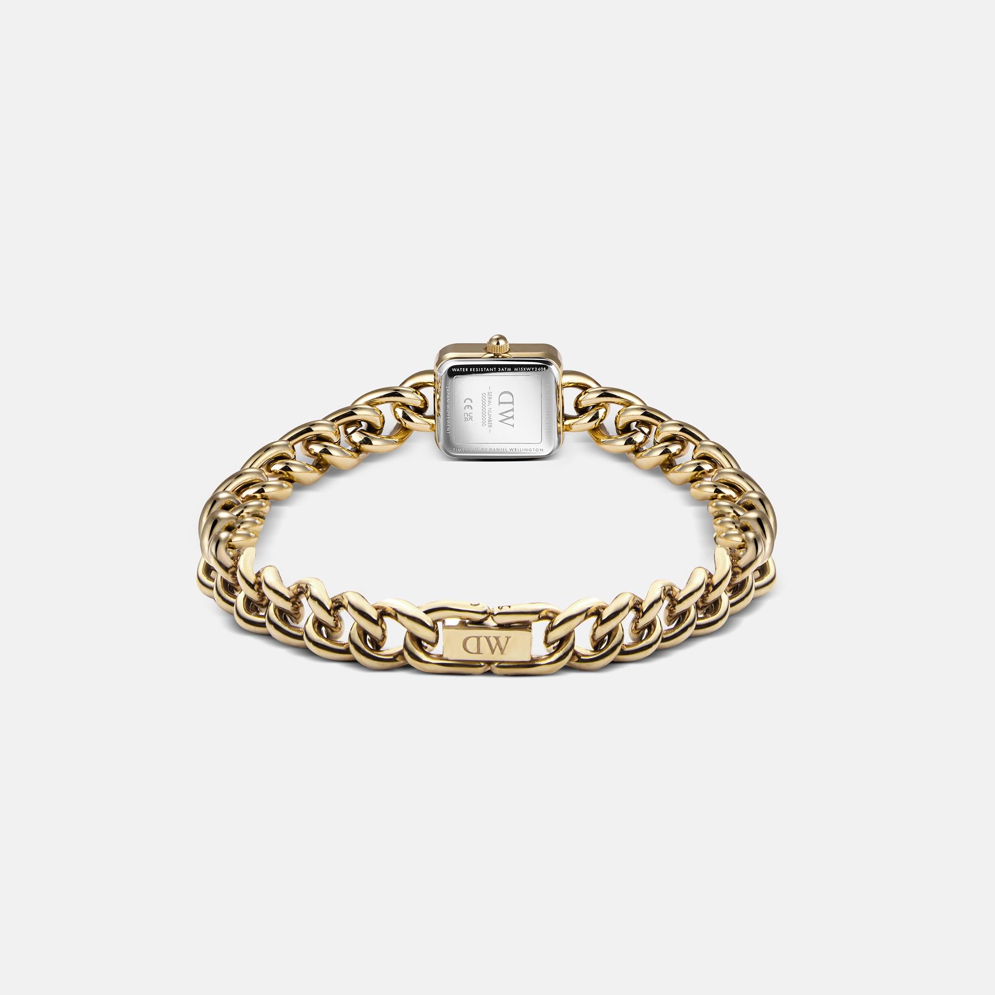 Daniel Wellington Jolie Chain White Dial Stainless Steel Strap Women's Watch DW00100836