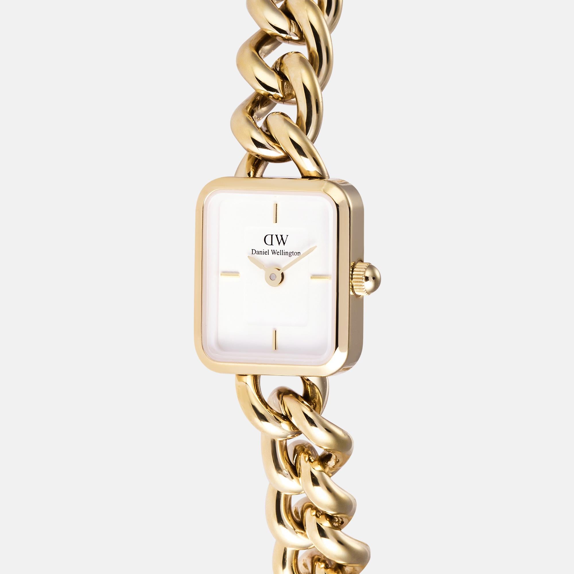 Daniel Wellington Jolie Chain White Dial Stainless Steel Strap Women's Watch DW00100836