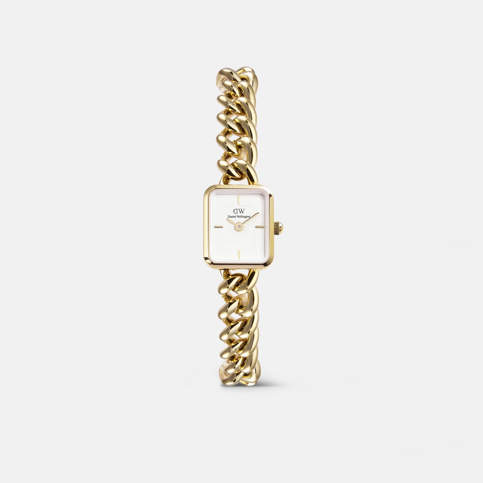 Daniel Wellington Jolie Chain White Dial Stainless Steel Strap Women's Watch DW00100836