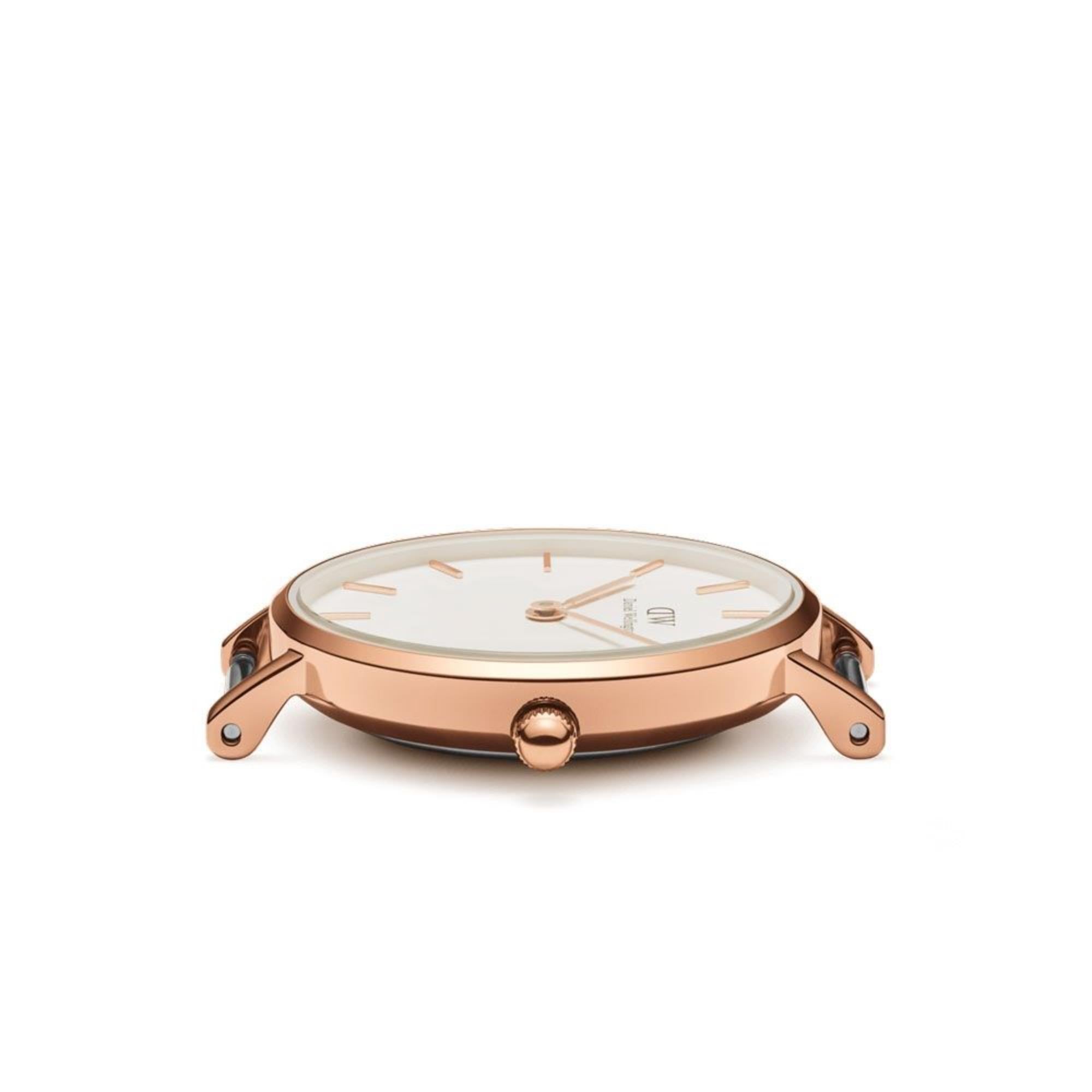 Daniel Wellington Petite White Dial Stainless Steel Strap Women's Watch DW00100249