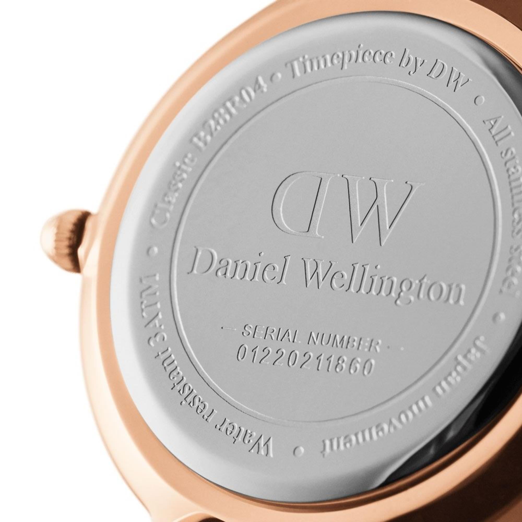 Daniel Wellington Petite White Dial Stainless Steel Strap Women's Watch DW00100249