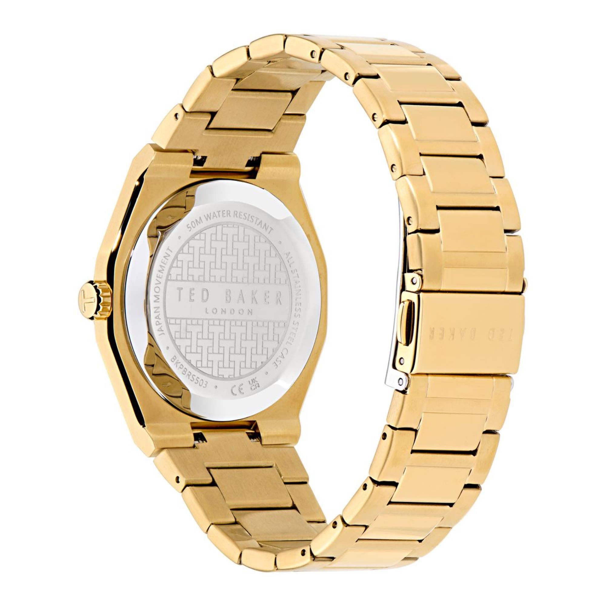 Ted Baker Barteen Green Dial Stainless Steel Strap Men's Watch BKPBRS503