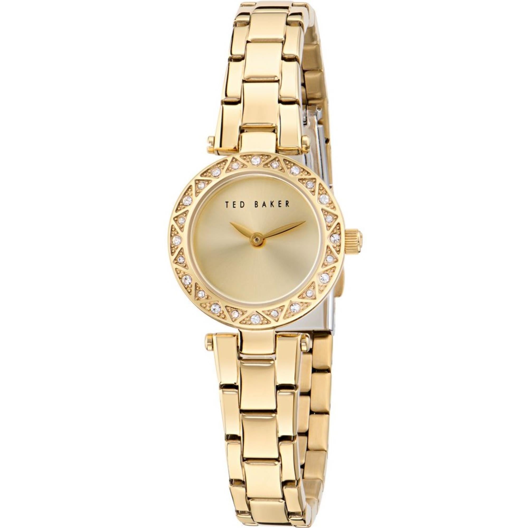 Ted Baker Jolyye Gold Dial Stainless Steel Strap Ladies Watch BKPJLS505