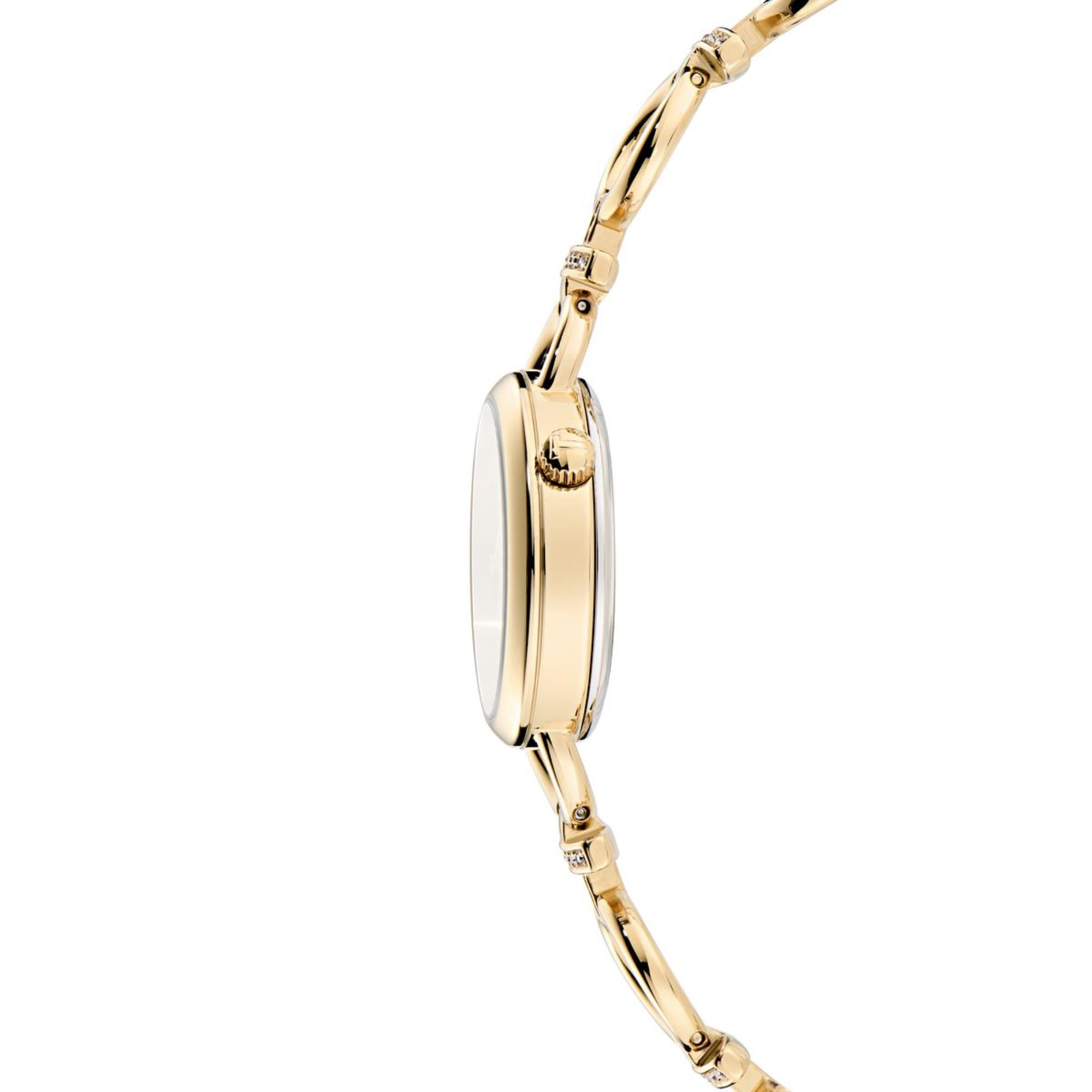 Ted Baker Lilabel Gold Dial Stainless Steel Strap Ladies Watch BKPLIS501