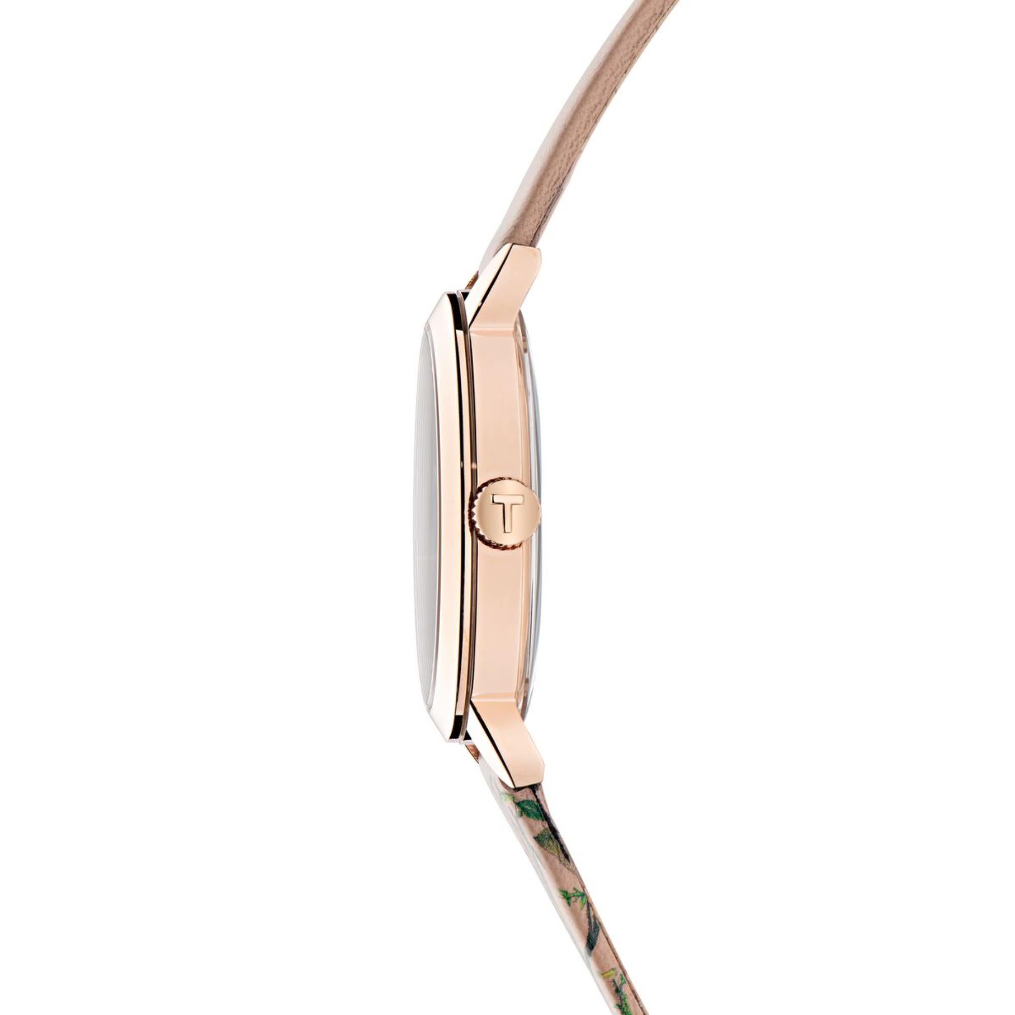 Ted Baker Fleure Fashion White Dial Pink Leather Strap Ladies Watch BKPFLS401