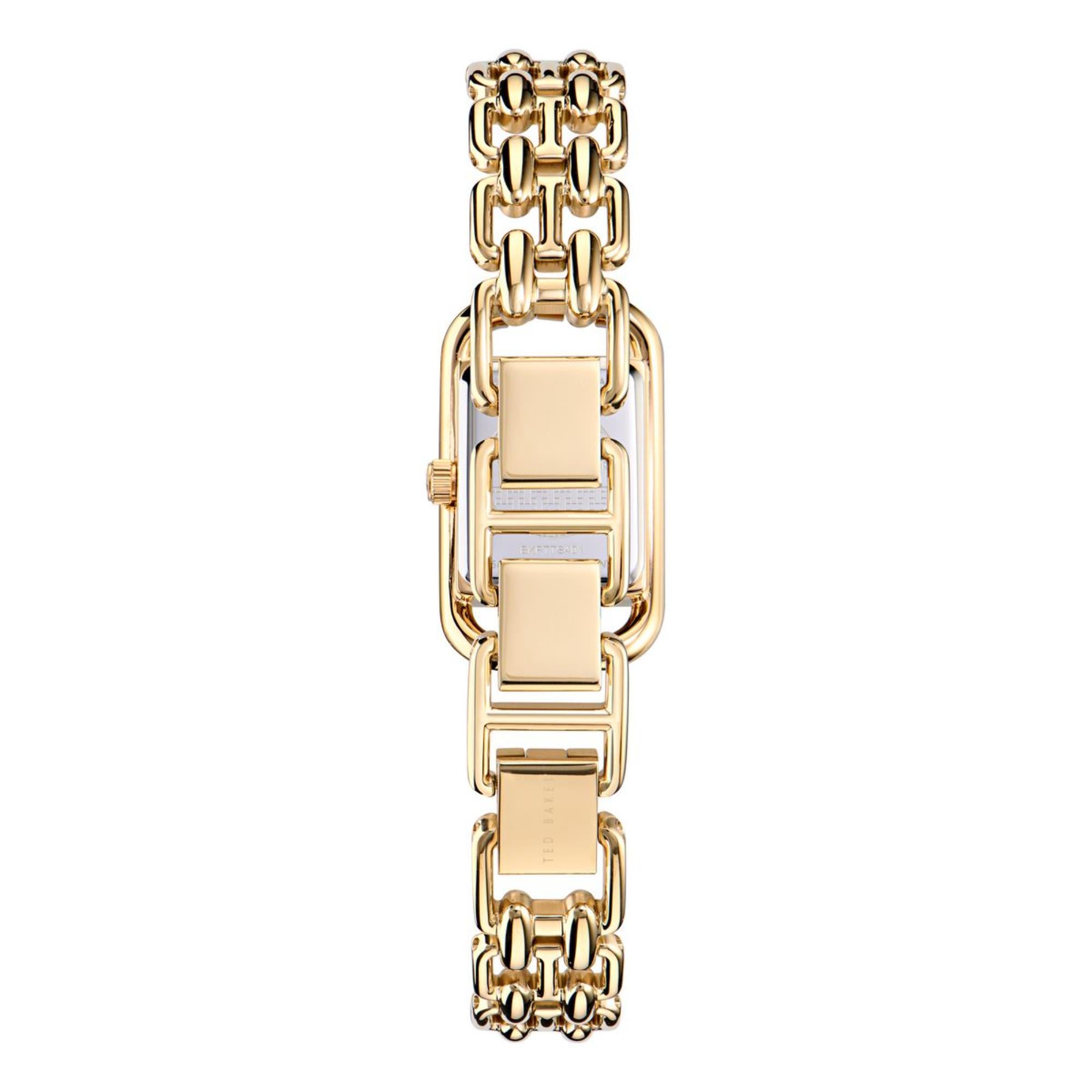 Ted Baker Tessye Gold Dial Stainless Steel Strap Ladies Watch BKPTTS405