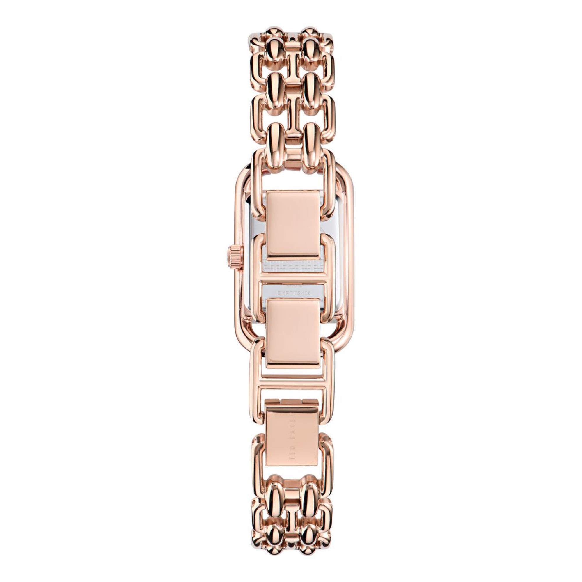Ted Baker Tessye Rose Gold Dial Stainless Steel Strap Ladies Watch BKPTTS406