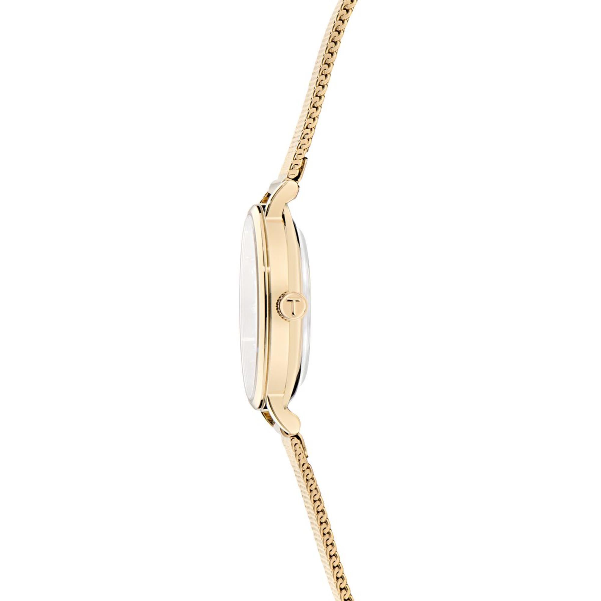 Ted Baker Staciie White Mother Of Pearl Stainless Steel Strap Ladies Watch BKPSTF405
