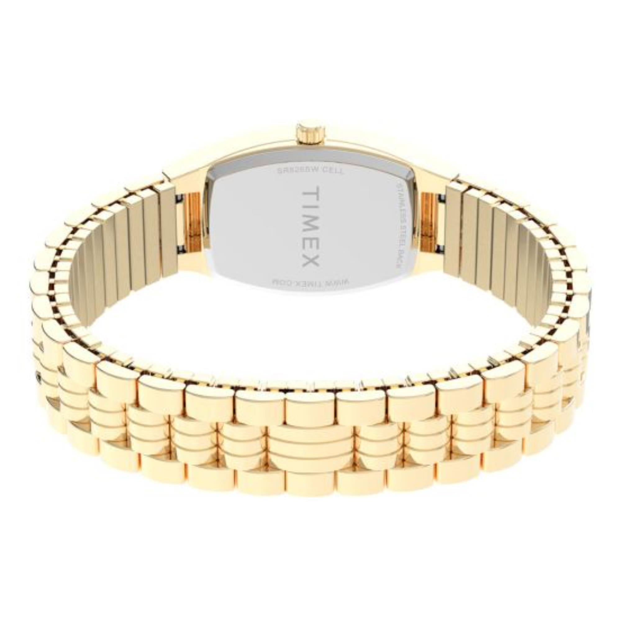 Timex Main Street Champagne Dial Stainless Steel Strap Women's Watch TW2V25600