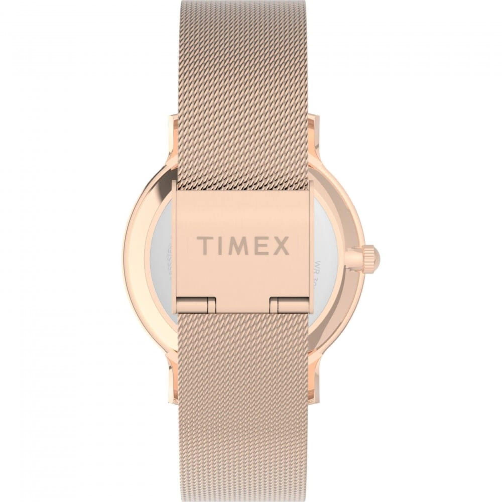 Timex Floral Multi-Coloured Dial Stainless Steel Strap Women's Watch TW2U19000