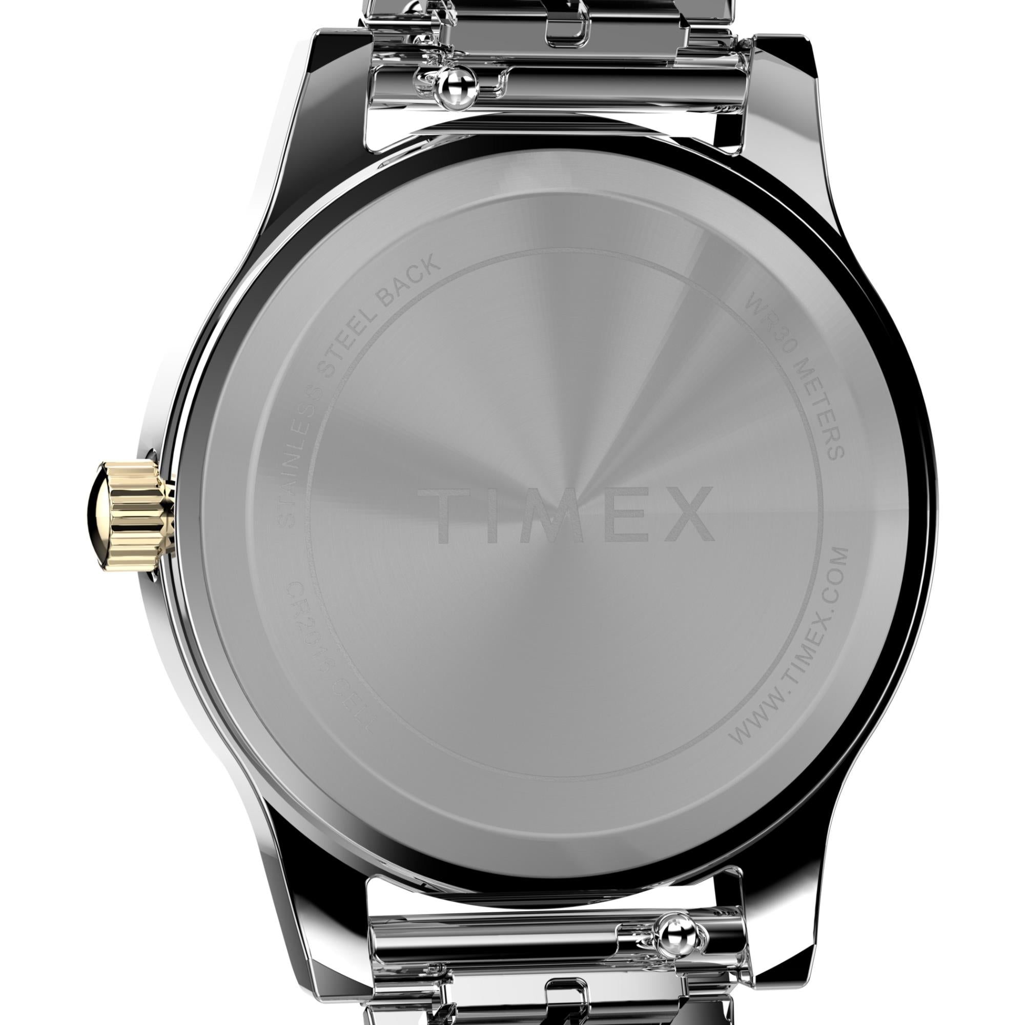 Timex Essex Ave White Dial Stainless Steel Strap Women's Watch TWG063400