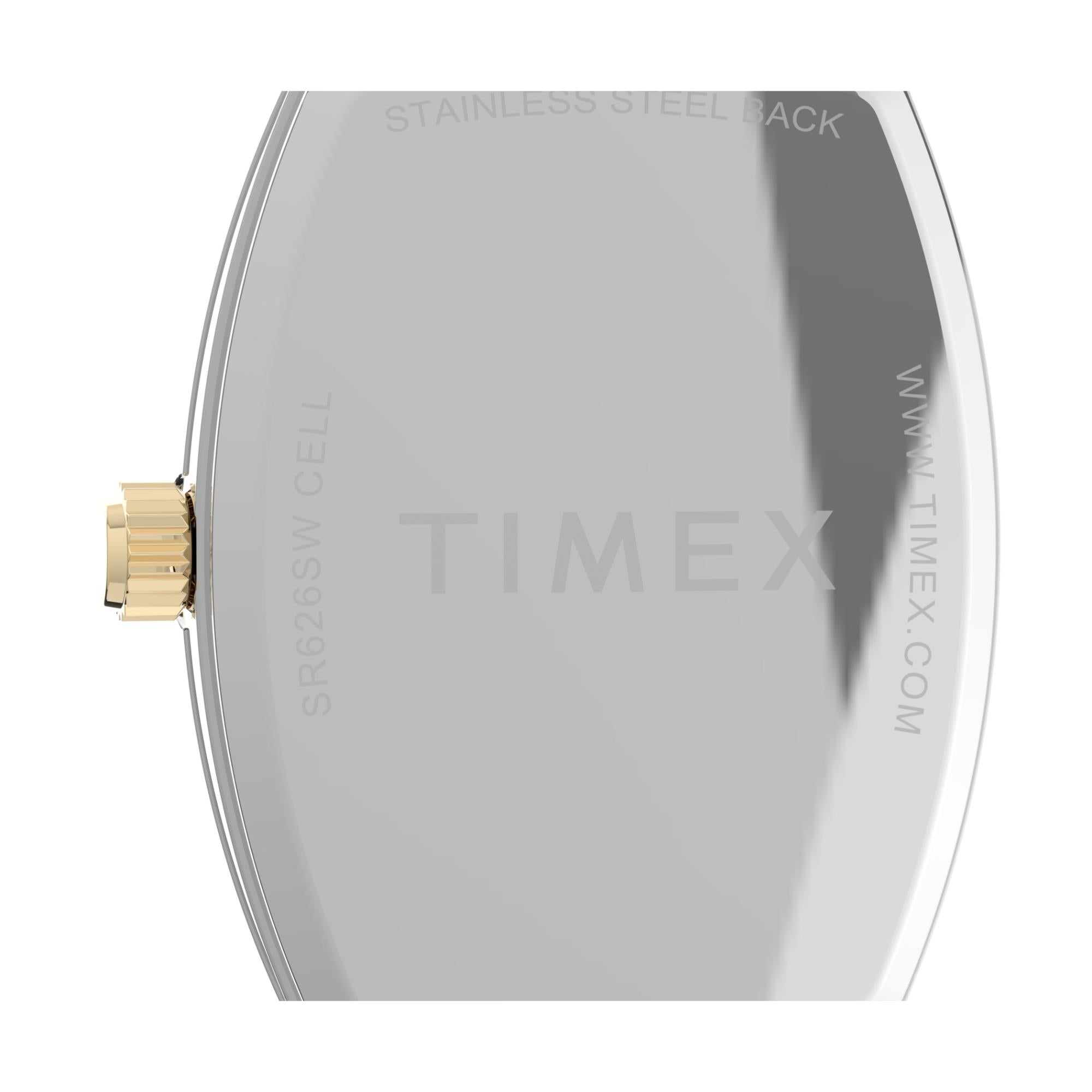 Timex Main Street Two-Tone Silver Dial Stainless Steel Strap Women's Watch TW2V25500