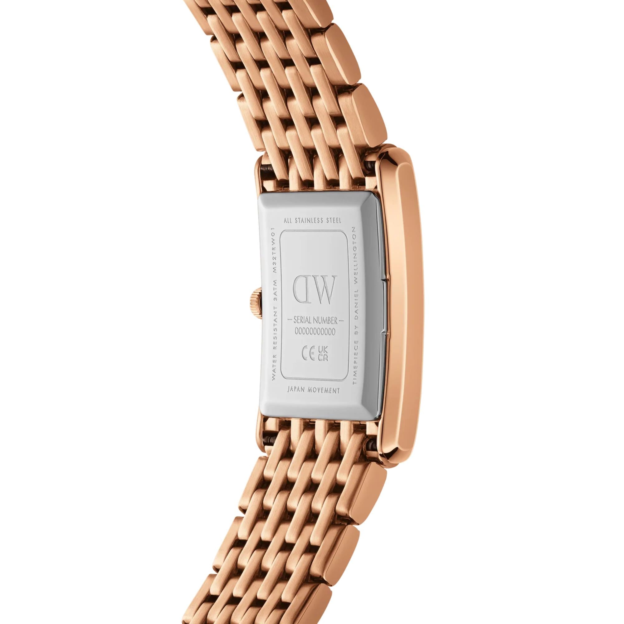 Daniel Wellington Bound Green Dial Stainless Steel Strap Women's Watch DW00100704