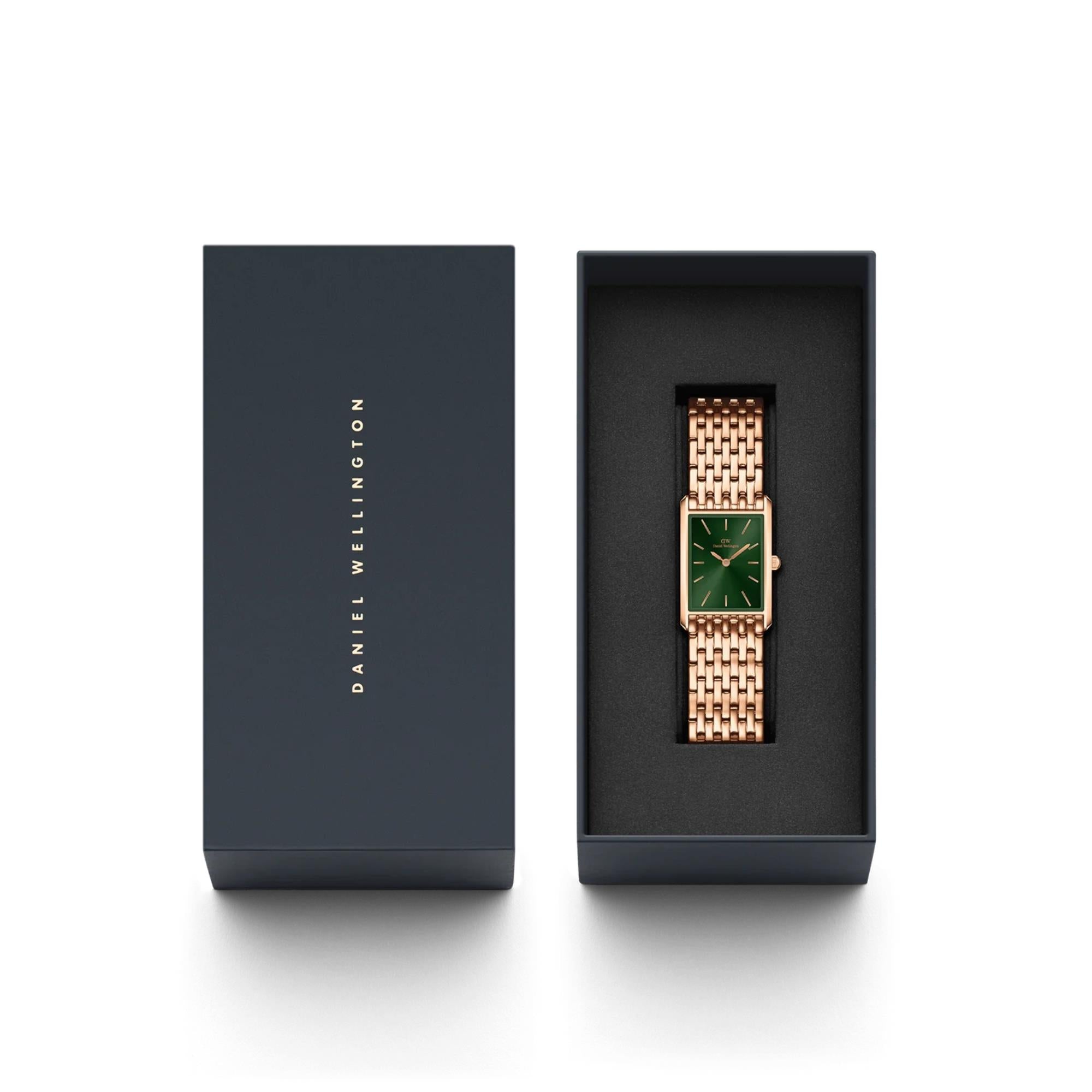 Daniel Wellington Bound Green Dial Stainless Steel Strap Women's Watch DW00100704