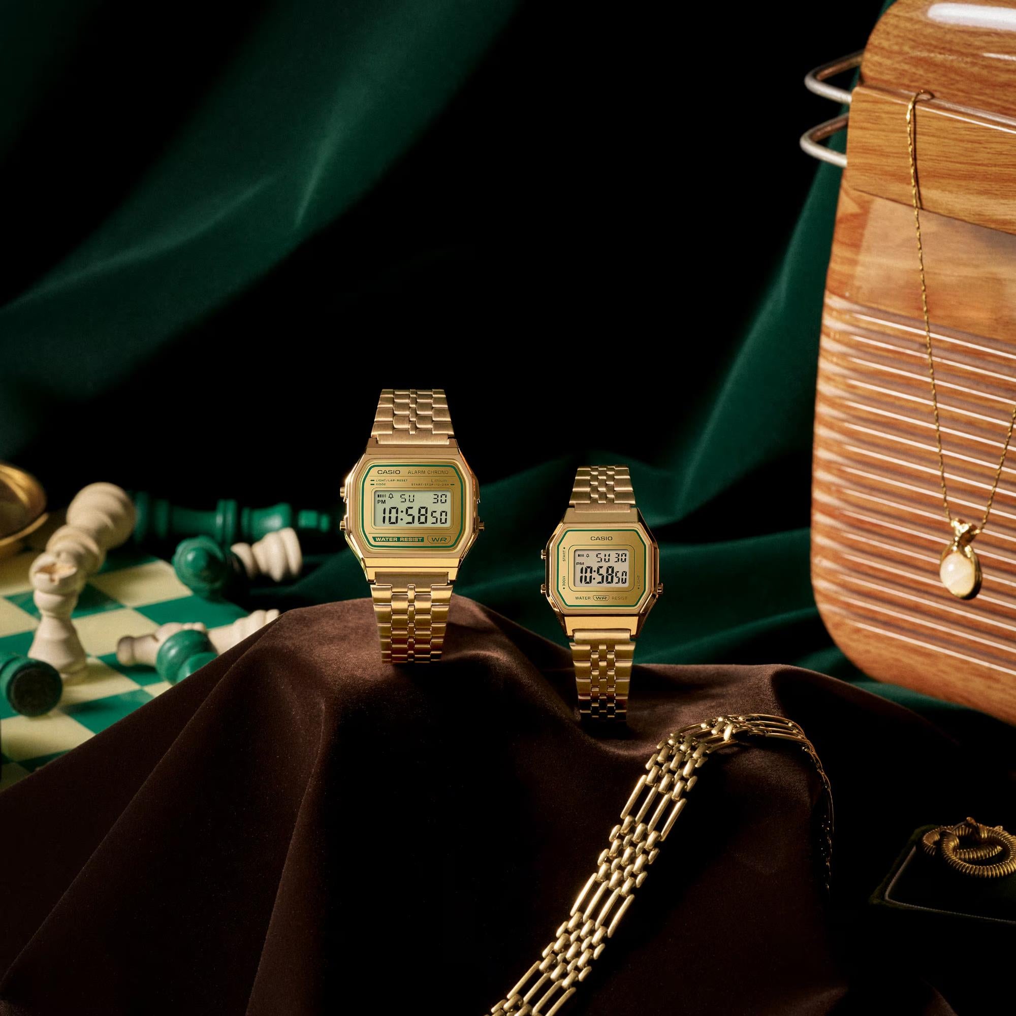 Casio Vintage Digital Steel Strap Unisex Watch LA680WEGV-9AEF