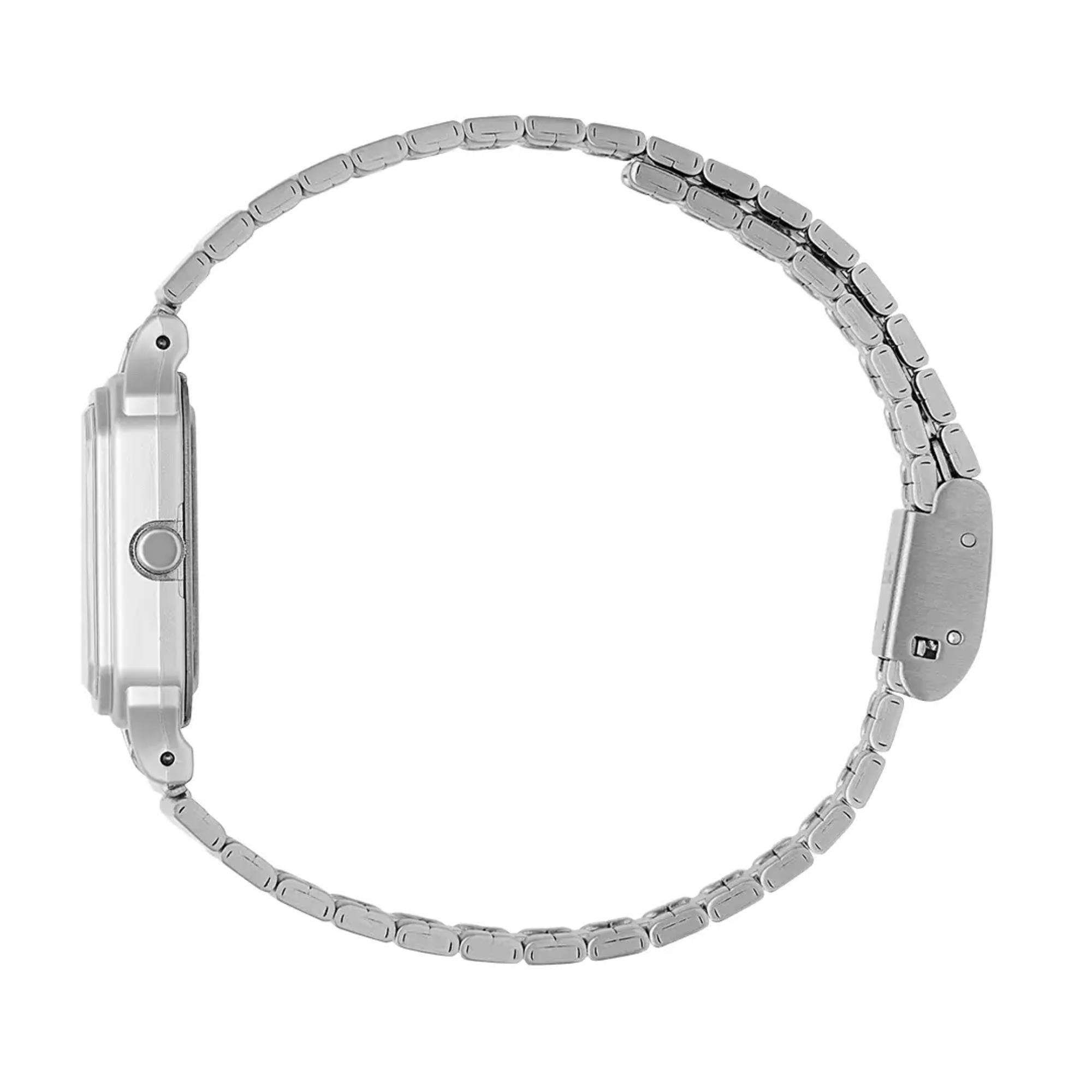 Casio Collection Classic Quartz Silver Dial Stainless Steel Strap Women's Watch LQ-400D-7AEF