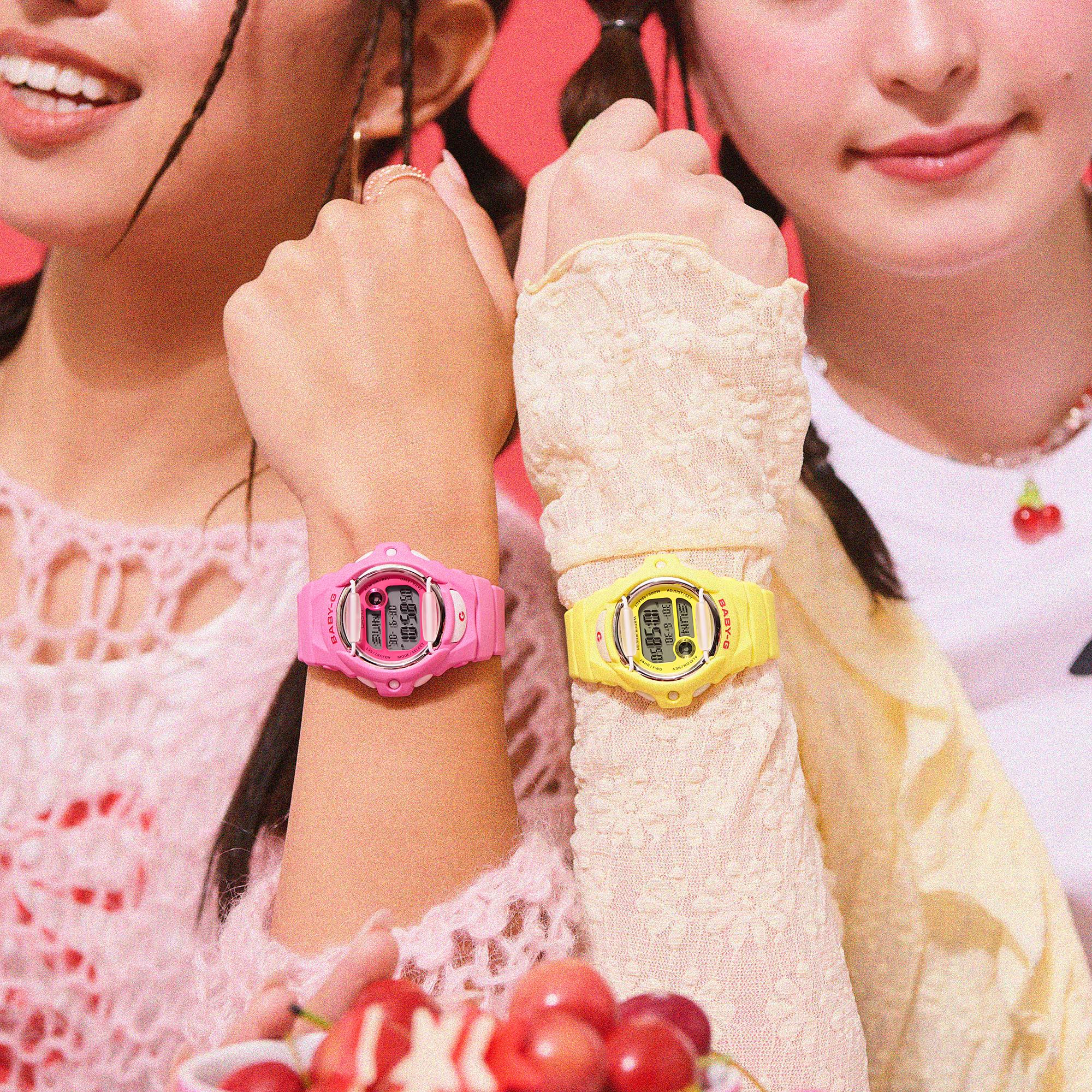 Casio BABY-G Series Digital Pink Dial Resin Strap Women's Watch BG-169CH-4ER