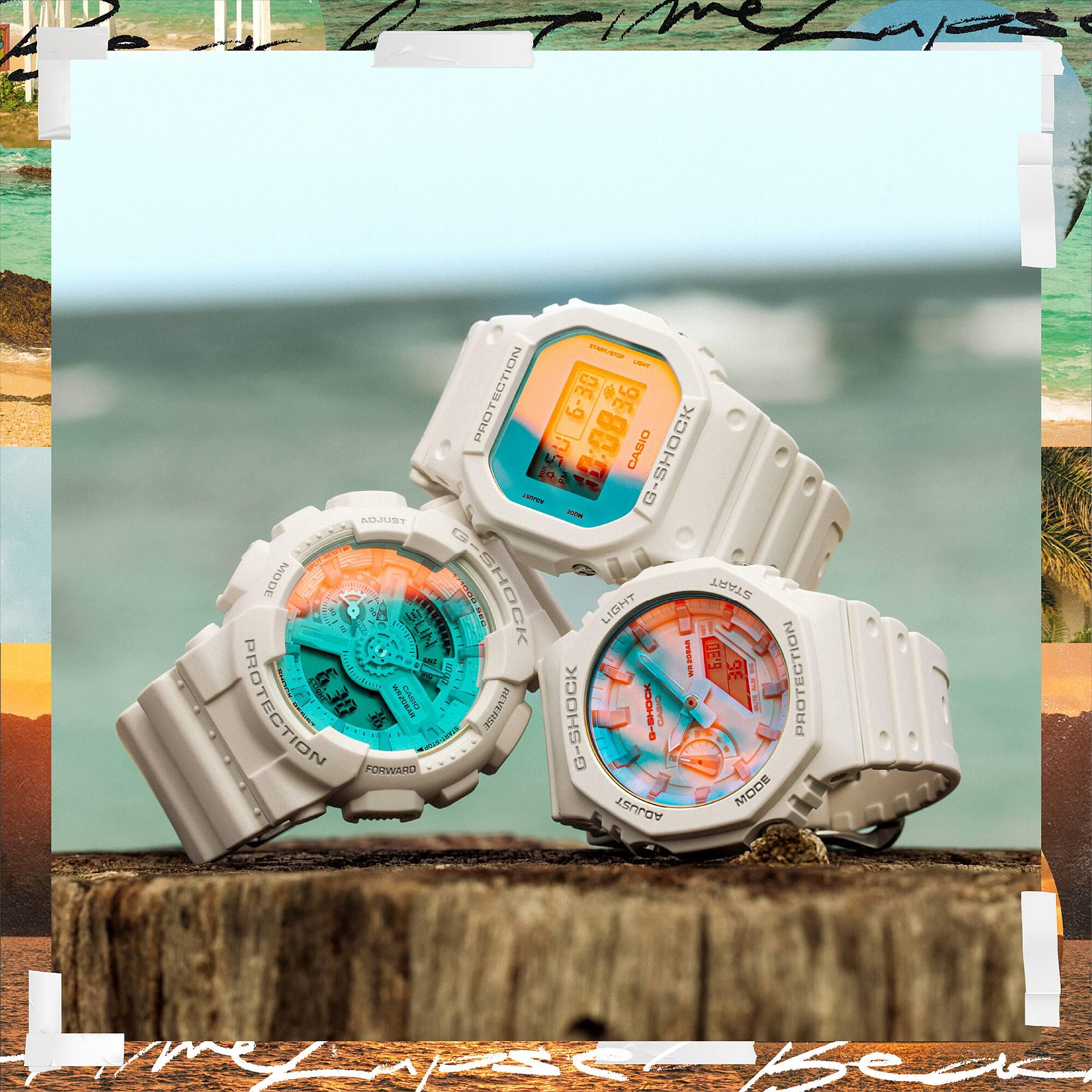 Casio G-Shock Digital White Resin Strap Men's Watch DW-5600TL-7ER