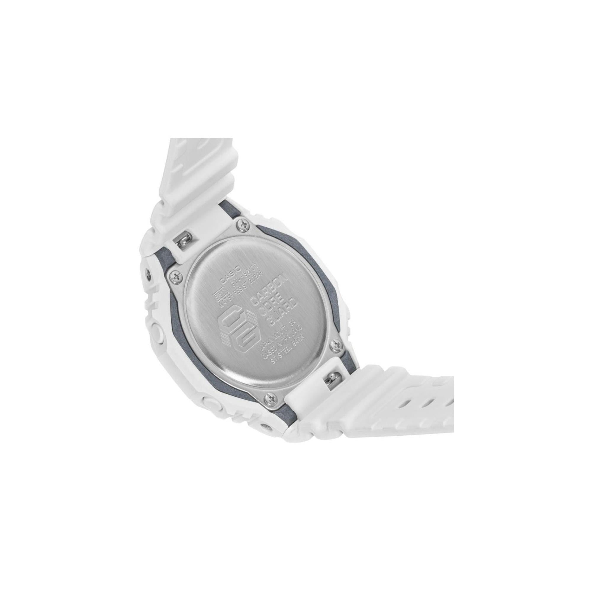 Casio G-Shock Mini Casioak Digital Quartz White Resin Strap Ladies Watch GMA-S2100-7AER