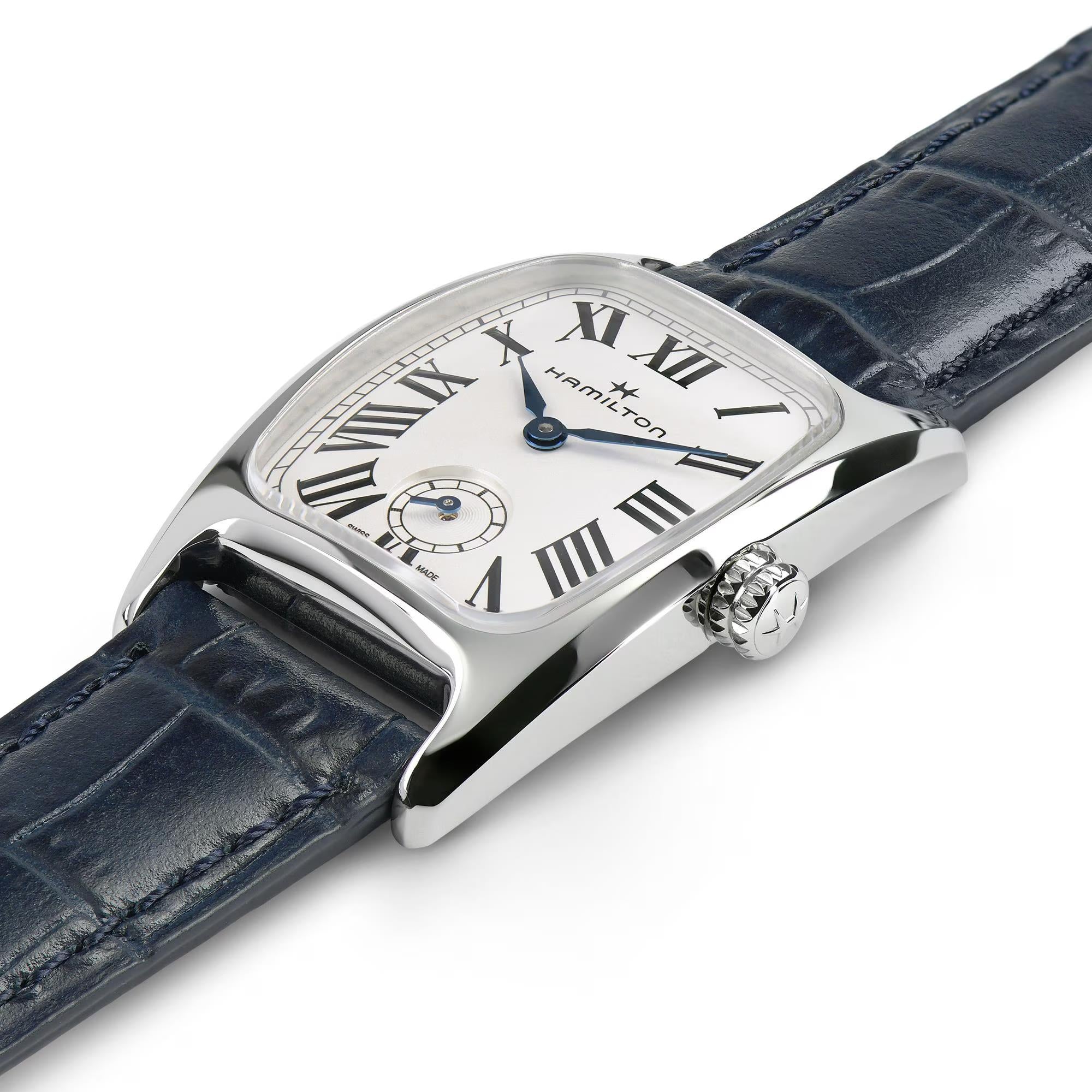 Hamilton American Classic Boulton Small Second Quartz White Dial Leather Strap Women's Watch H13321611