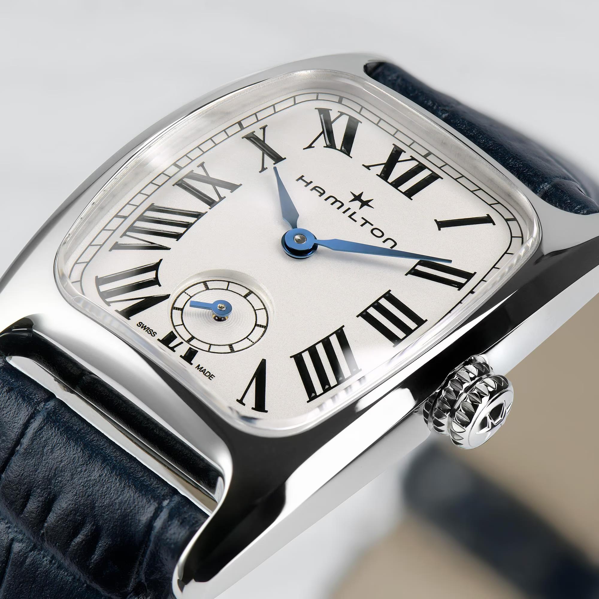 Hamilton American Classic Boulton Small Second Quartz White Dial Leather Strap Women's Watch H13321611