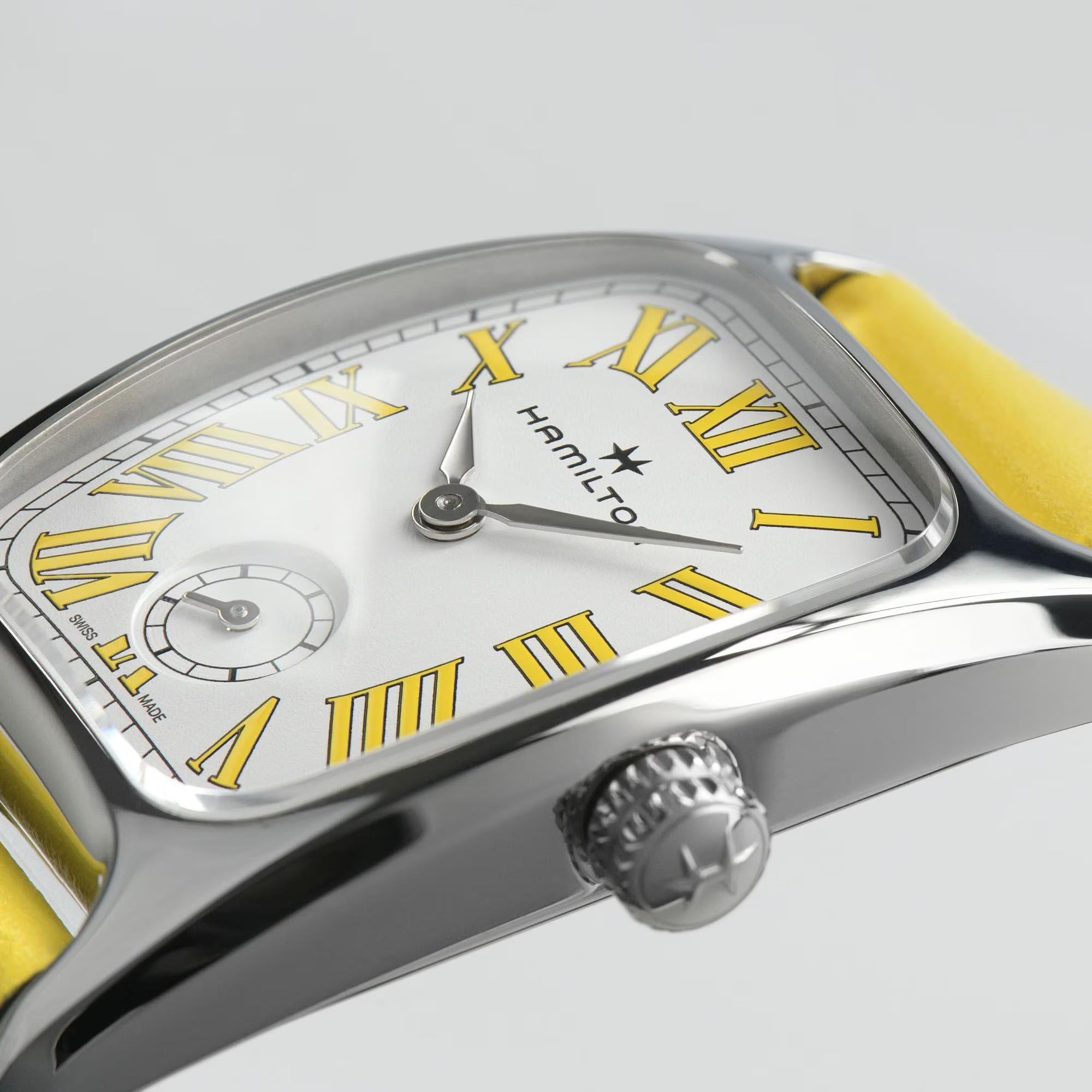 Hamilton American Classic Boulton Small Second Quartz M White Dial Leather Strap Women's Watch H13321812