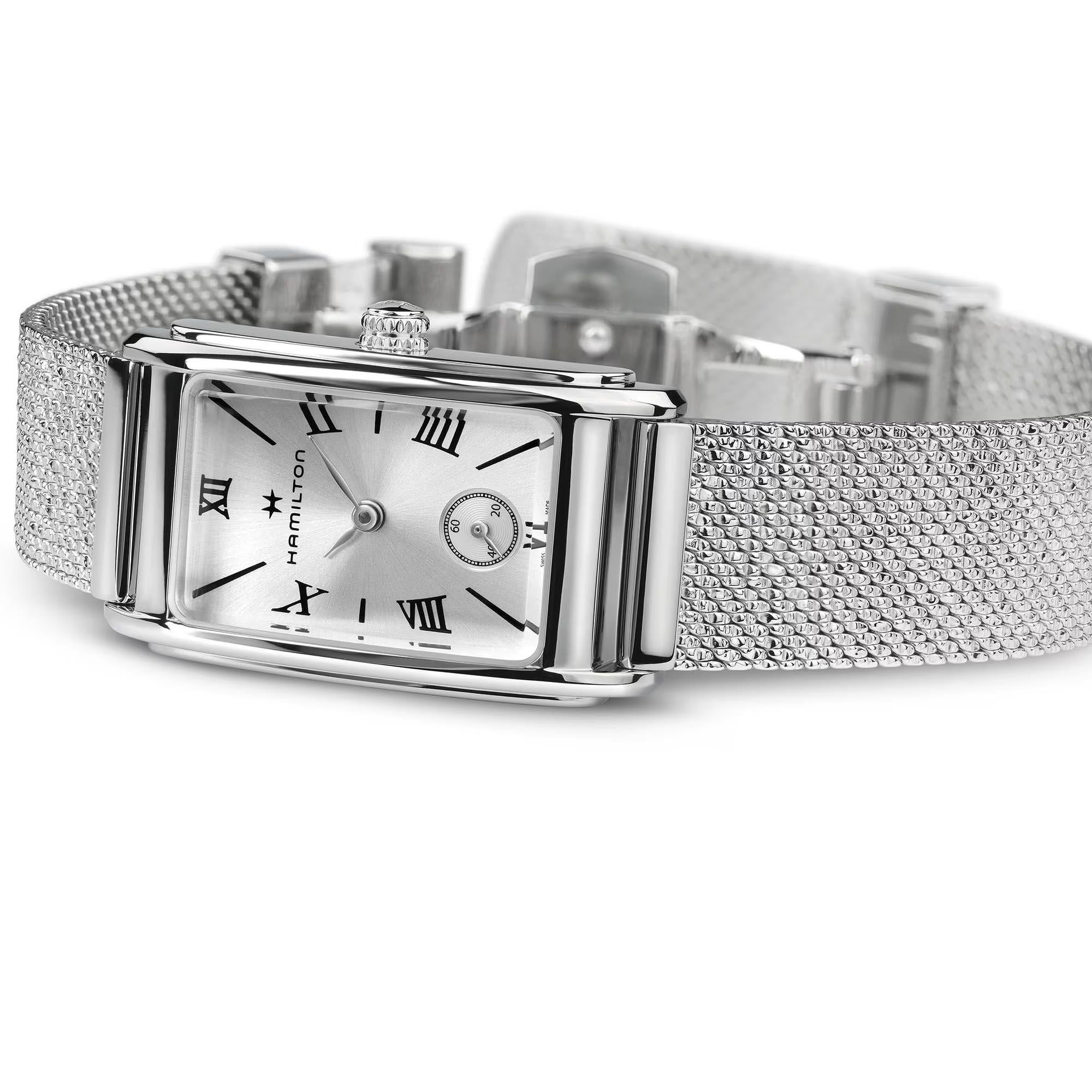 Hamilton American Classic Ardmore Quartz Silver Dial Steel Strap Women's Watch H11221150