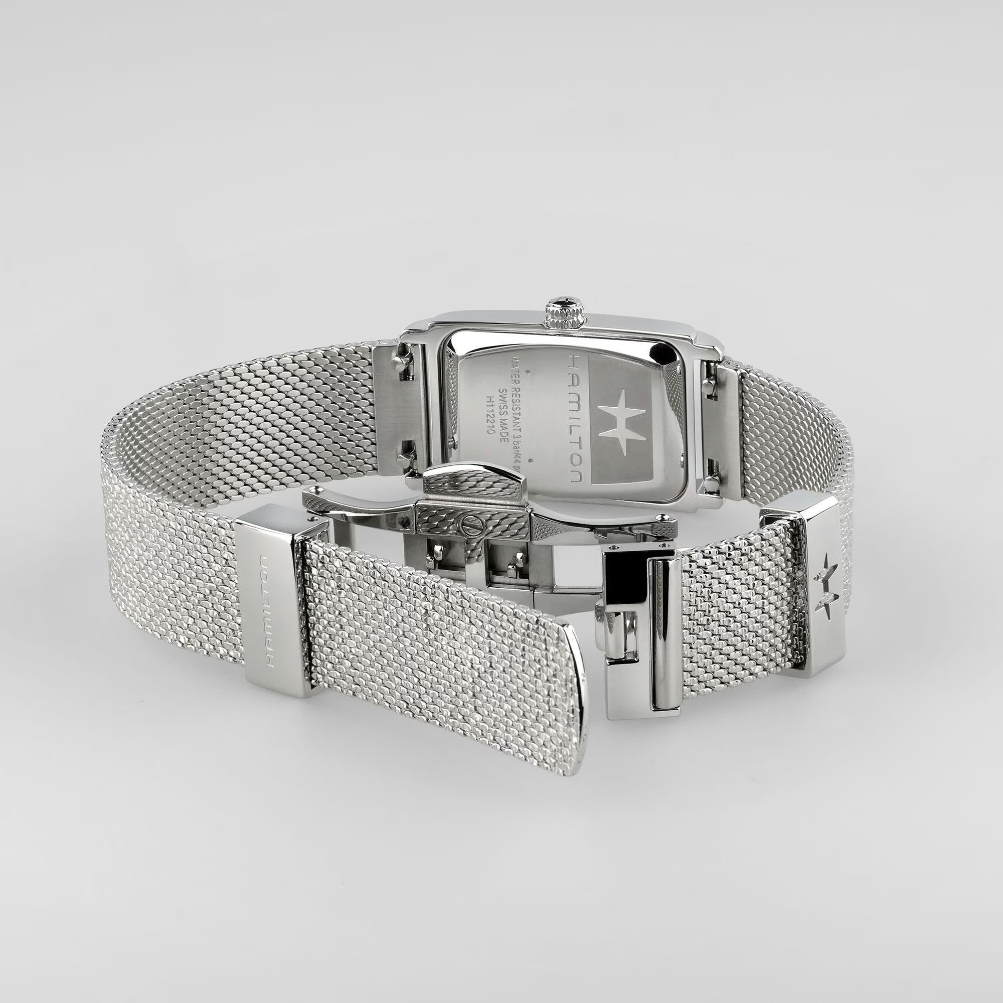 Hamilton American Classic Ardmore Quartz Silver Dial Steel Strap Women's Watch H11221150