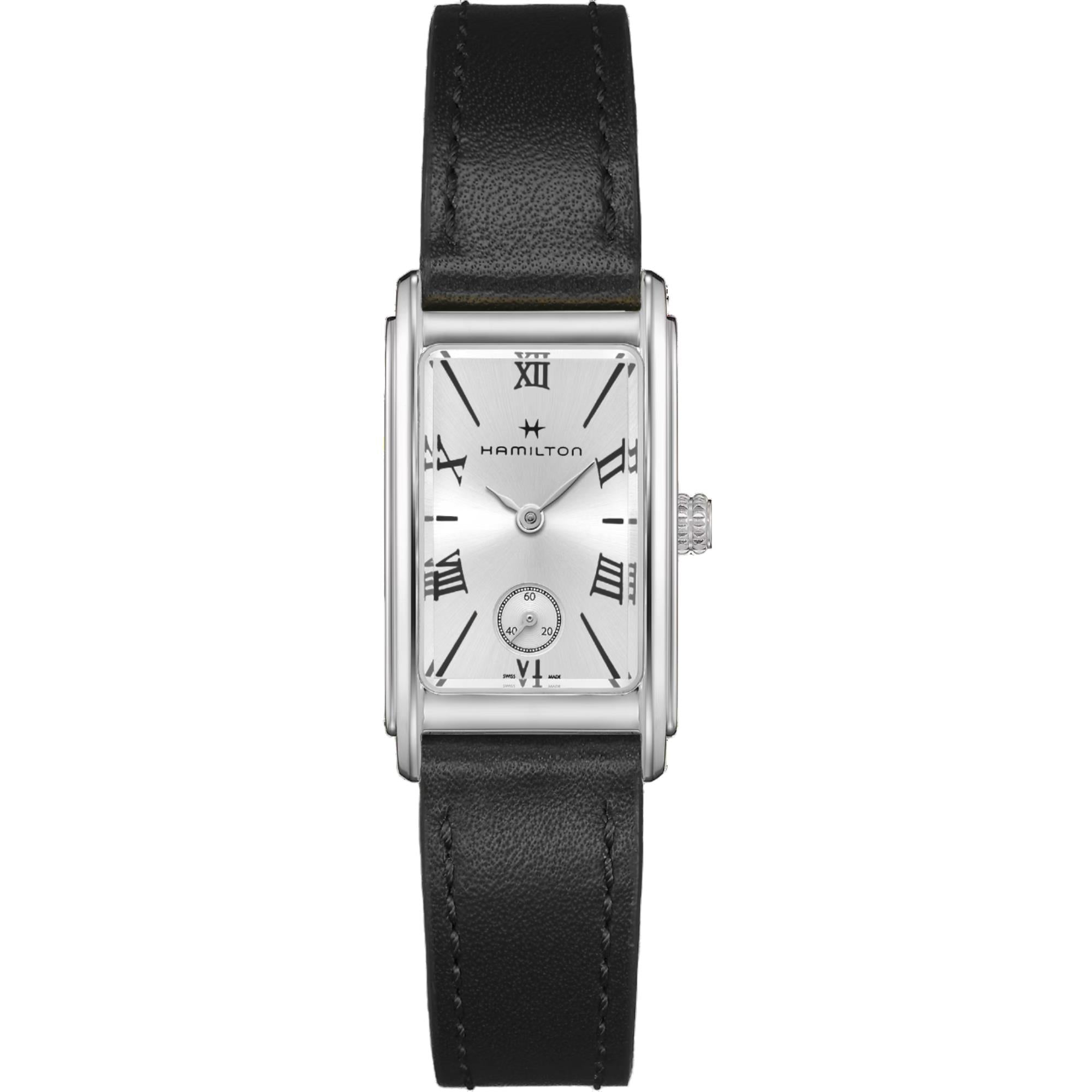 Hamilton American Classic Ardmore Quartz Silver Dial Leather Strap Women's Watch H11221750