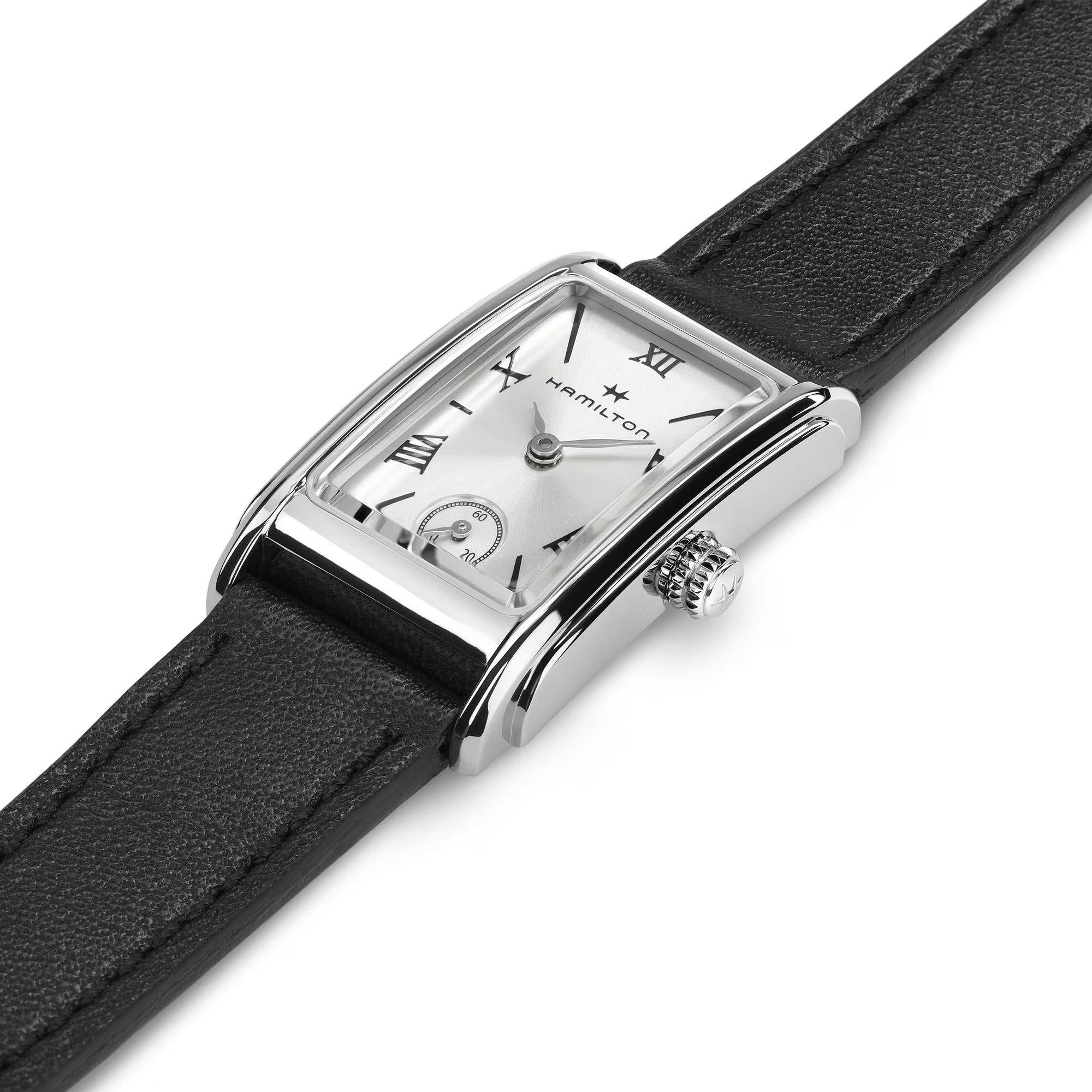 Hamilton American Classic Ardmore Quartz Silver Dial Leather Strap Women's Watch H11221750