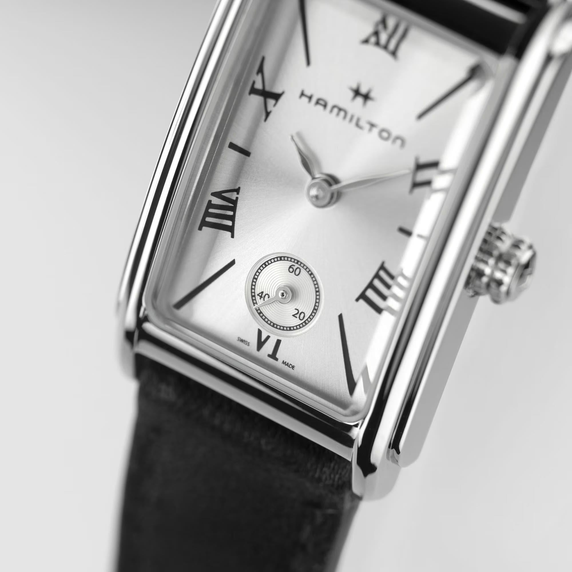 Hamilton American Classic Ardmore Quartz Silver Dial Leather Strap Women's Watch H11221750