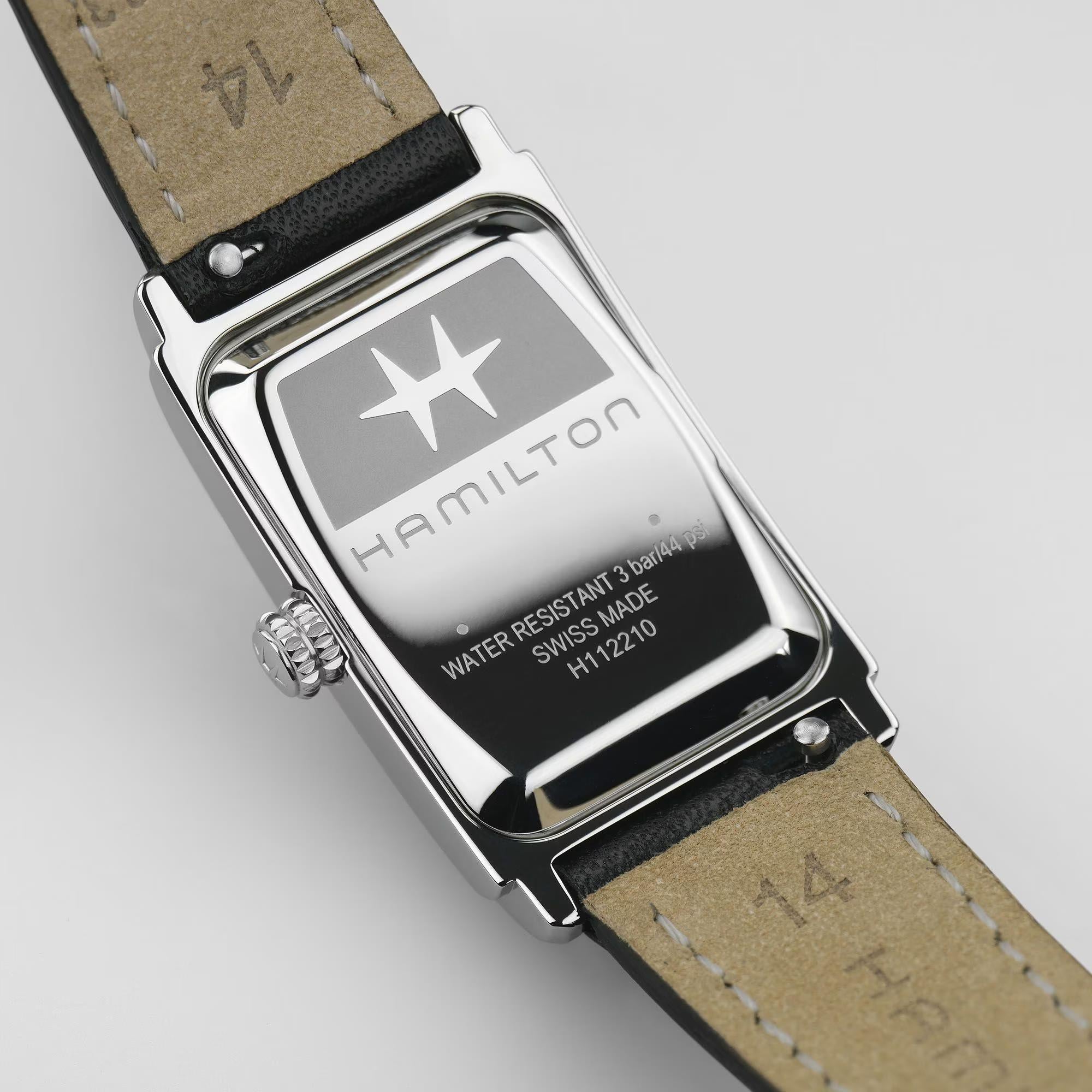 Hamilton American Classic Ardmore Quartz Silver Dial Leather Strap Women's Watch H11221750
